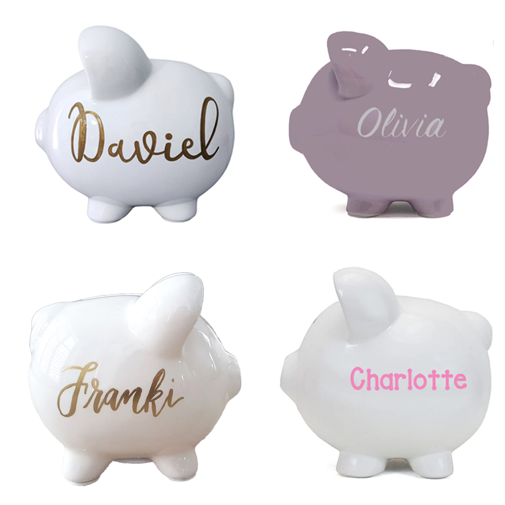 8" Ceramic Piggy Bank - Large 2