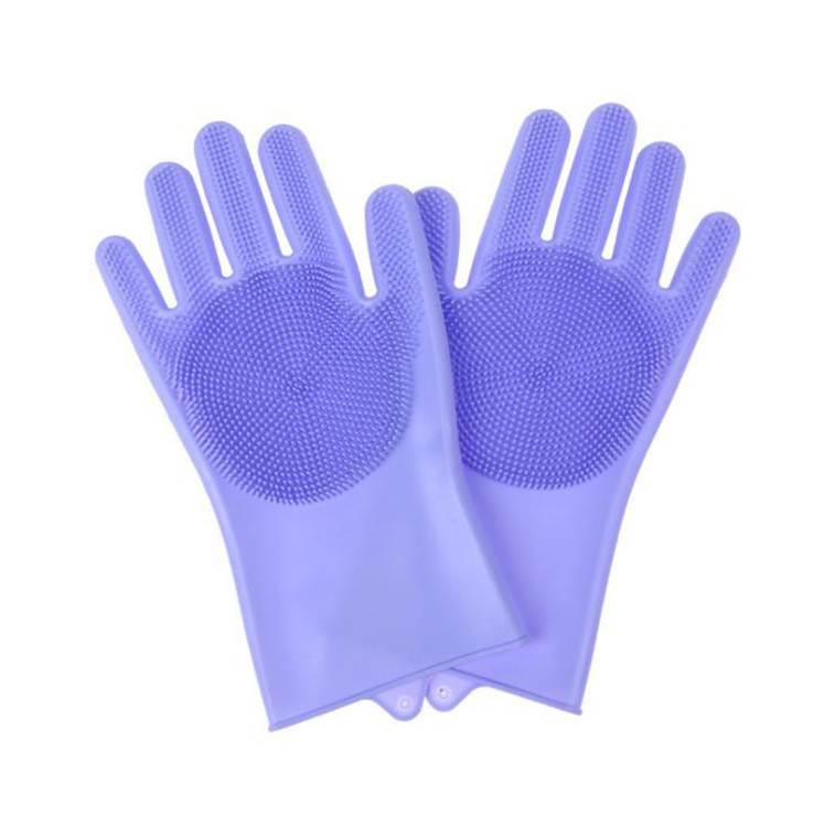Silicone Dishwashing Scrubber Glove for Washing Dishes 7