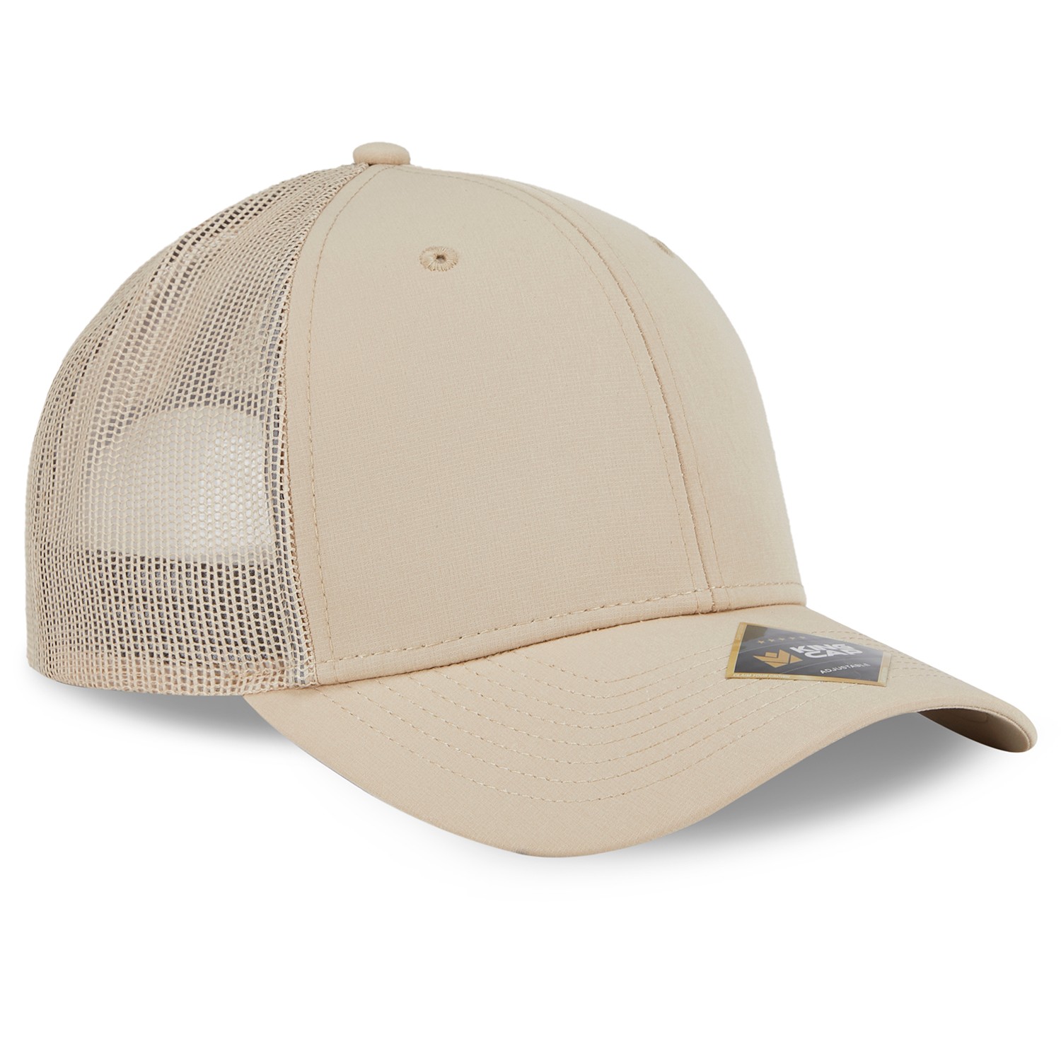 Crest 6-Panel Trucker Cap - Sustainable Fabric 22
