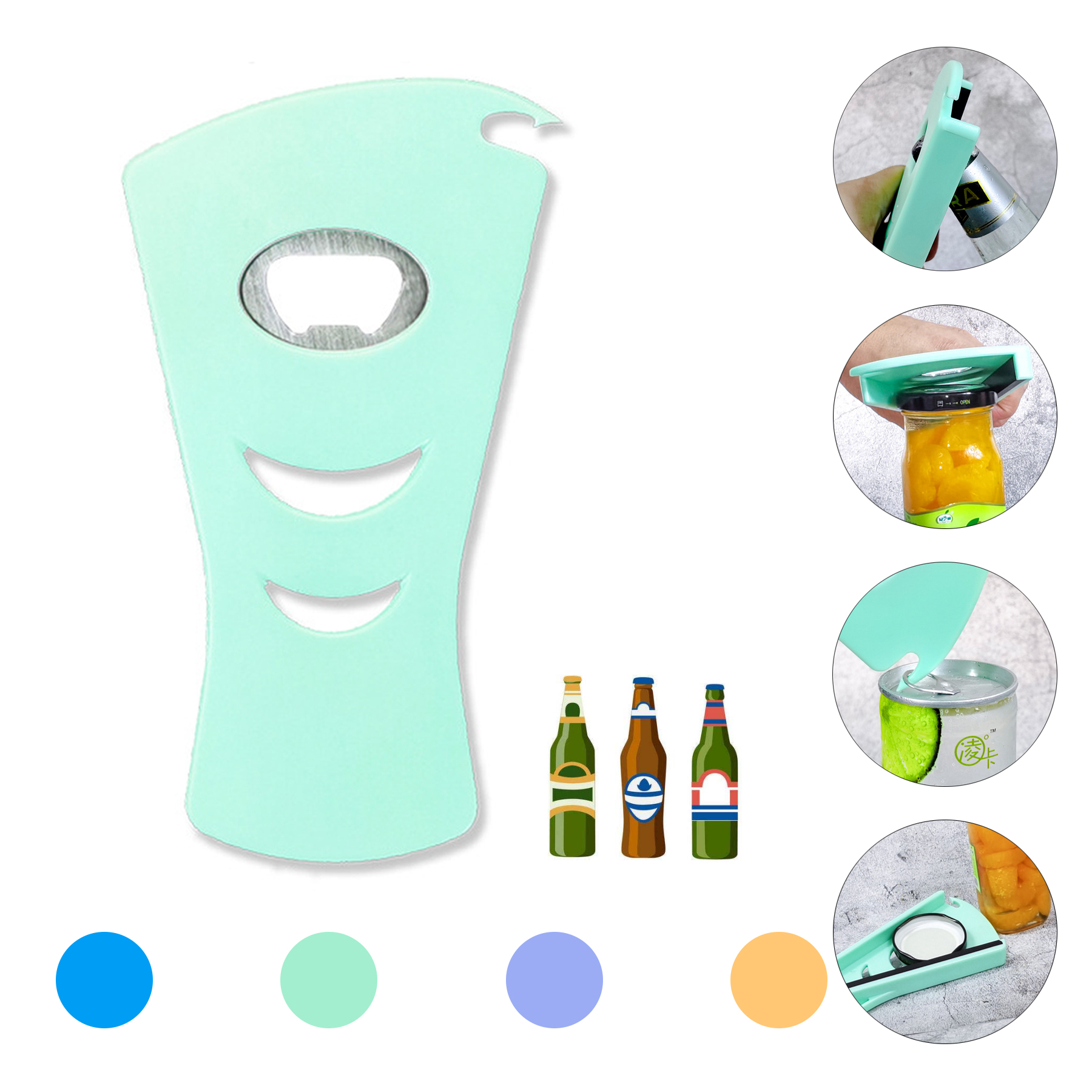 Magnetic 3-in-1 Bottle Opener 2