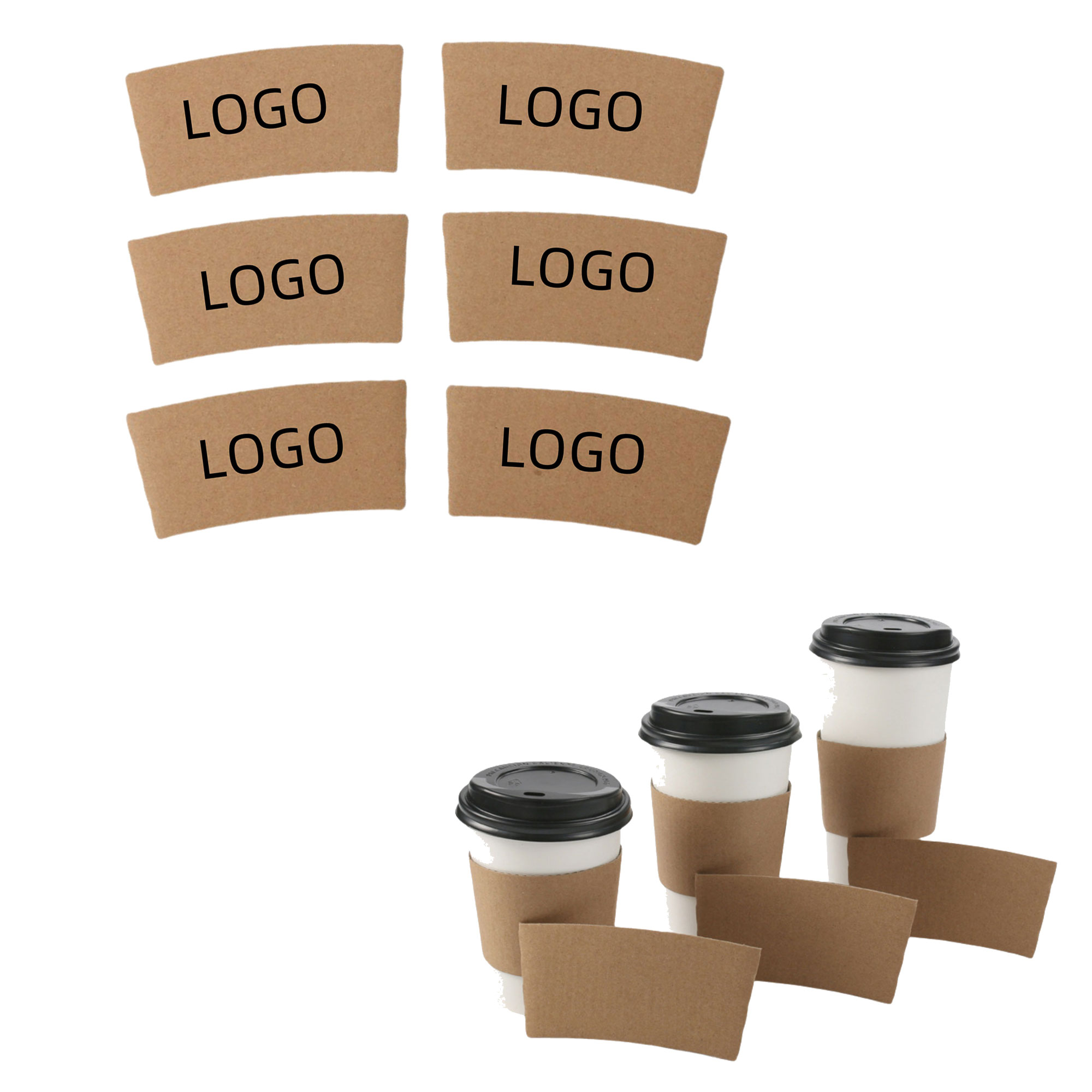 Kraft Paper Hot Cup Sleeve 4