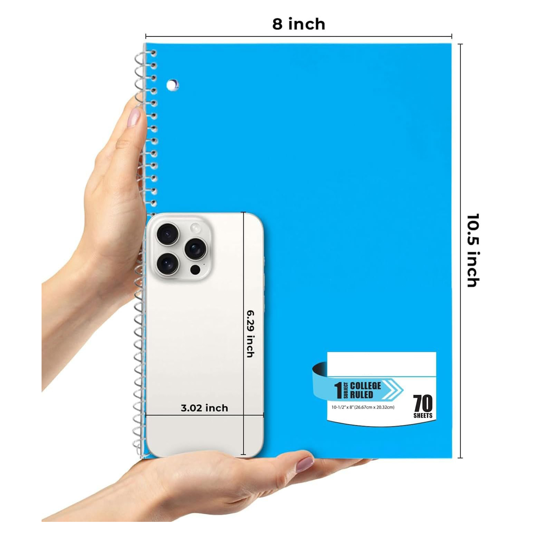 Assorted Colors Spiral Notebook 3