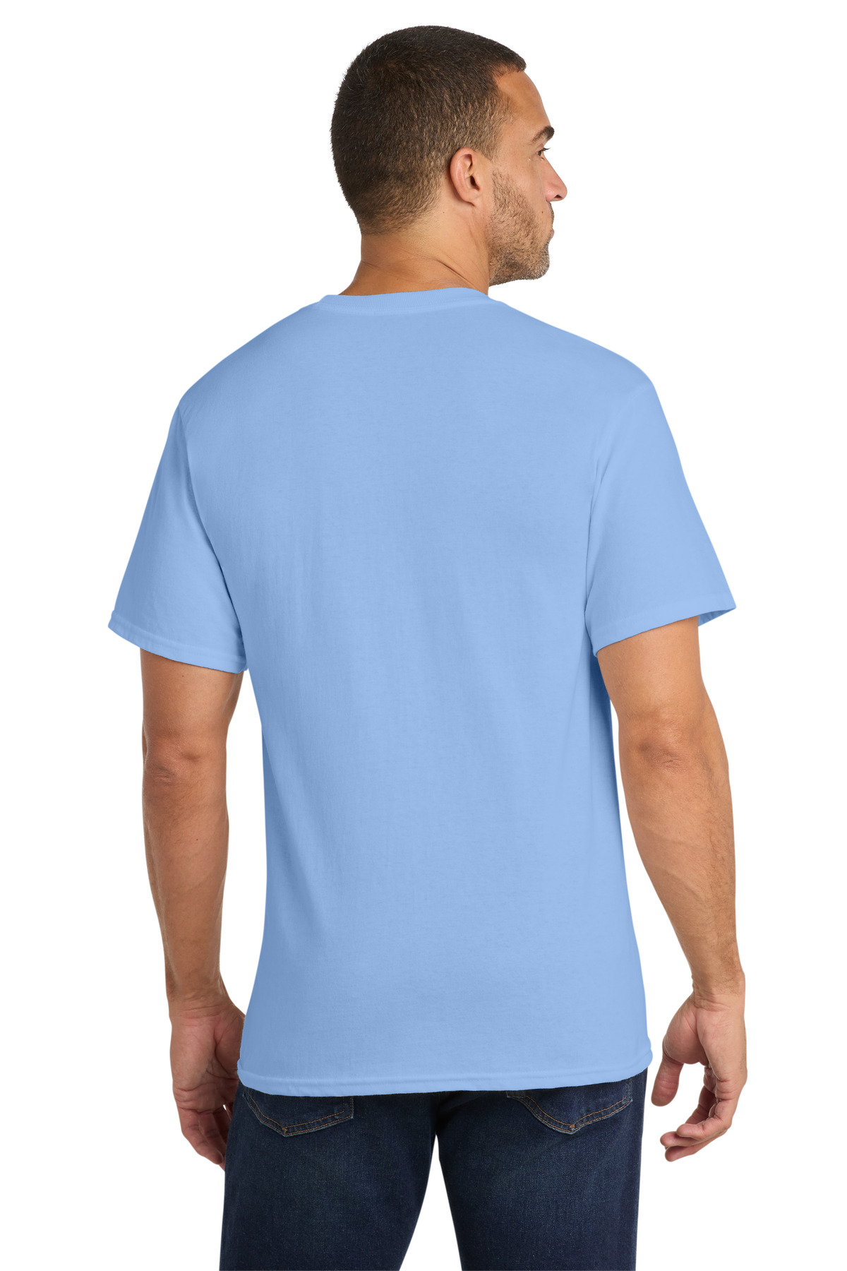 Port & Co Core Cotton Pocket Tee. PC54P 77