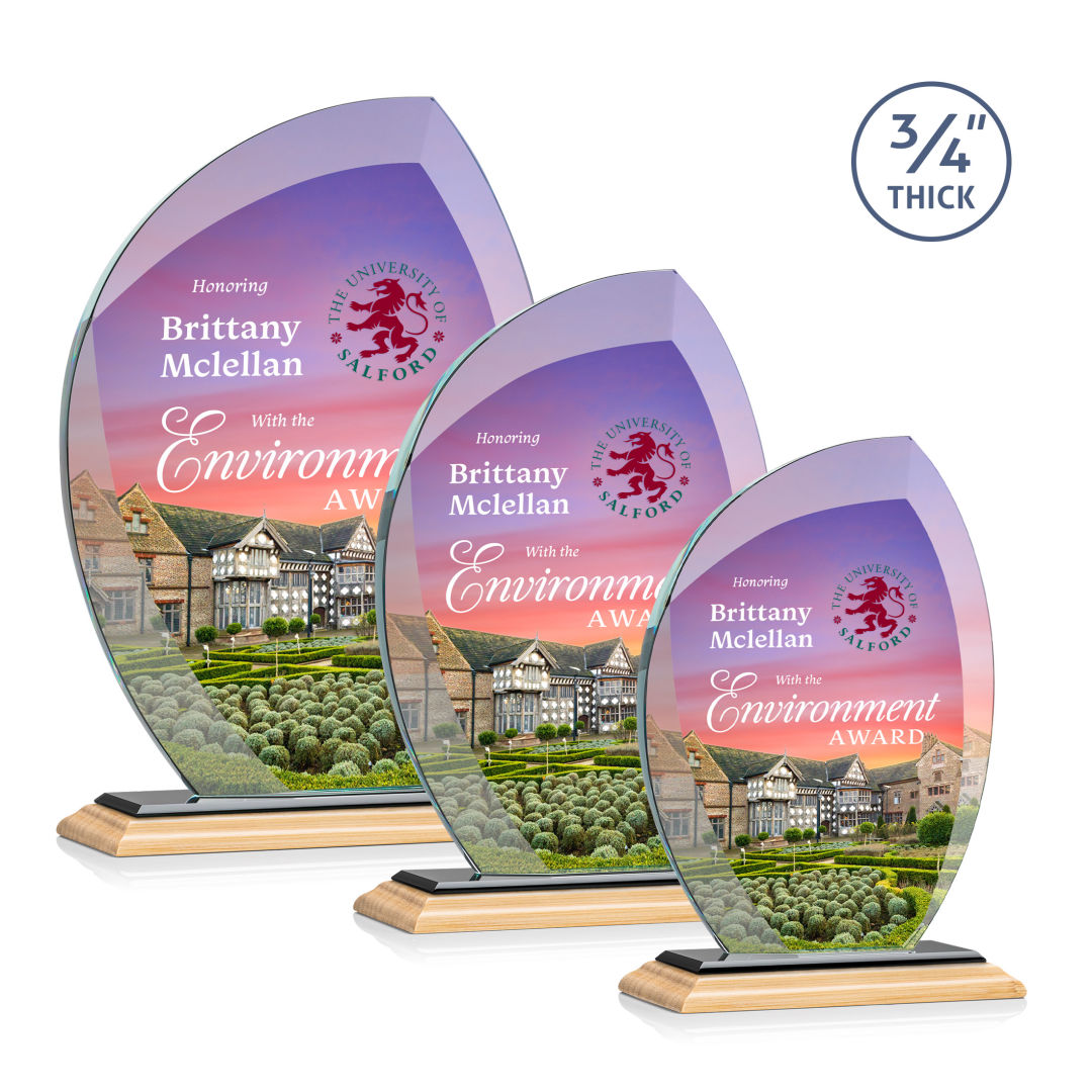 Wichita VividPrint™ Award - Bamboo/Black