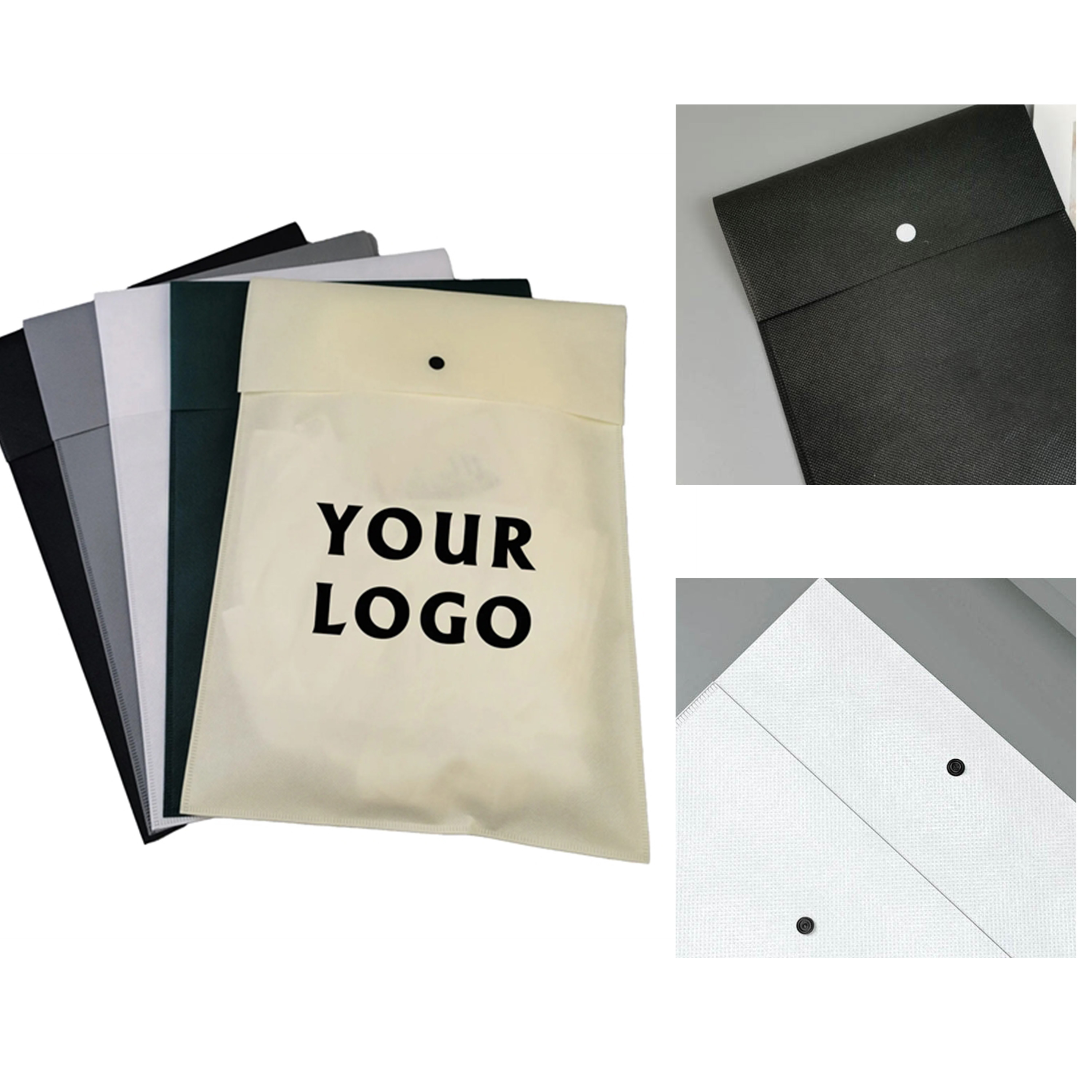 Premium - grade Button - equipped Non - woven Garment Bag 2