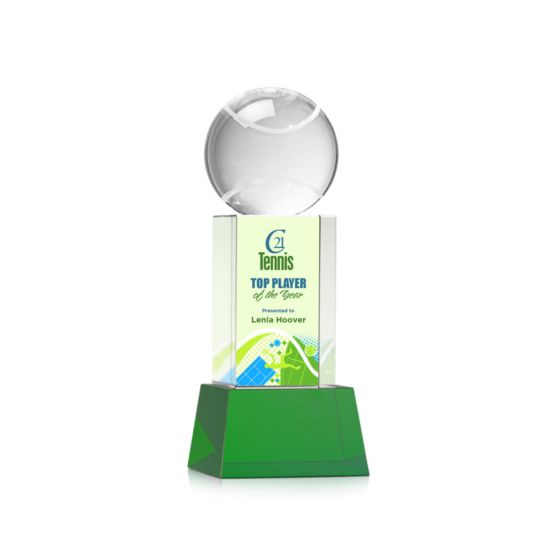 Tennis Ball VividPrint™ Award on Belcroft - Green 6