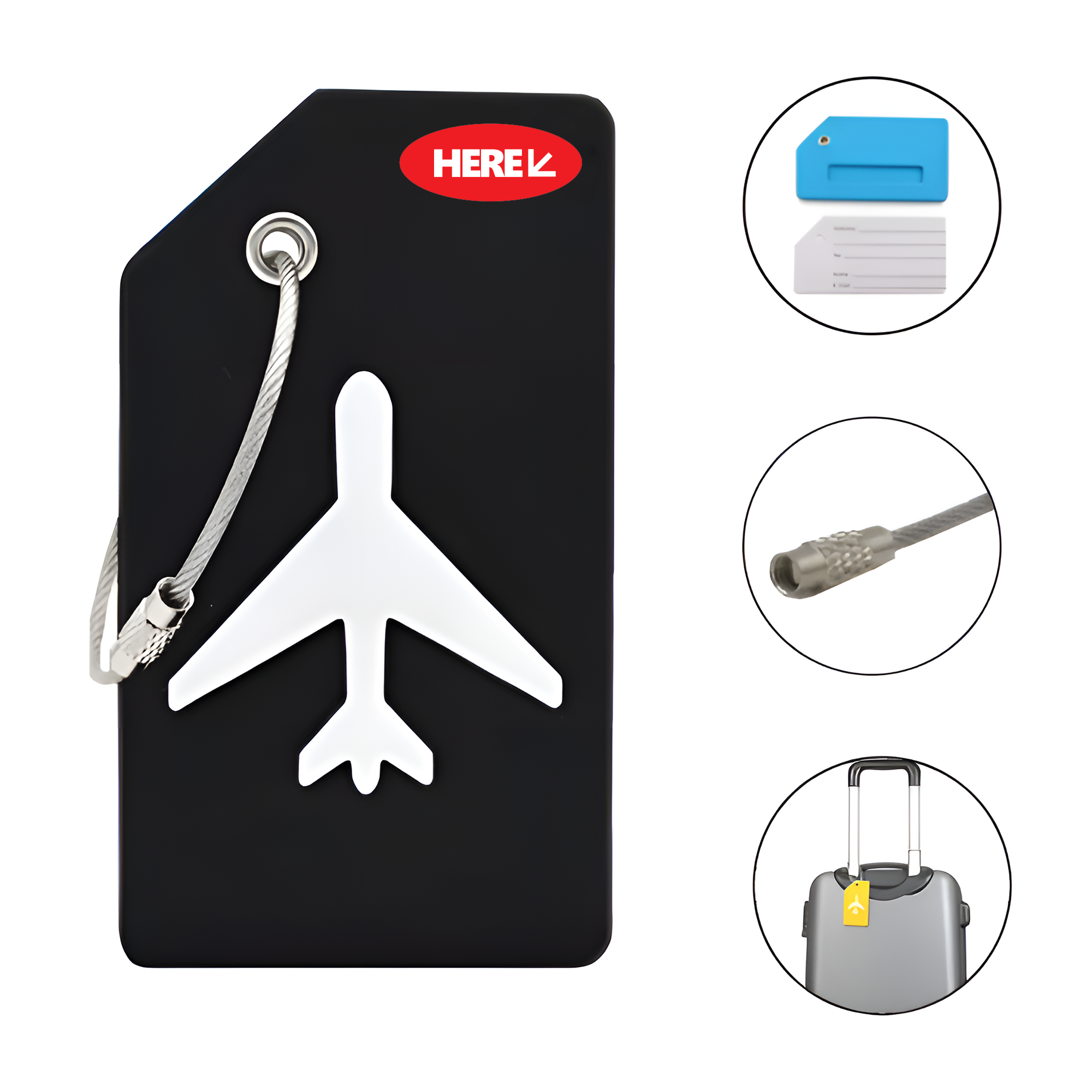 Silicone Luggage Tag Holder 2