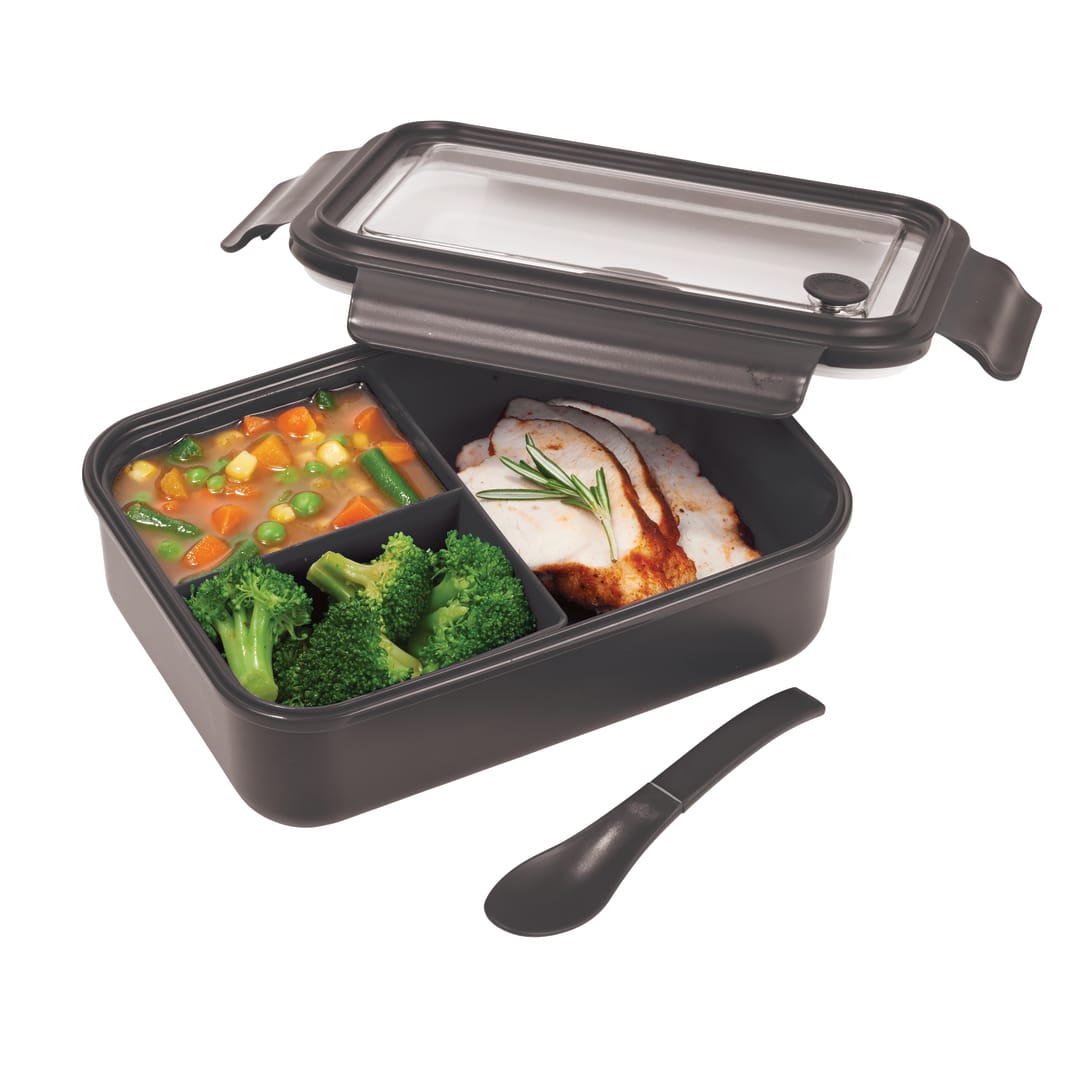 Three Compartment Food Storage Bento Box 54