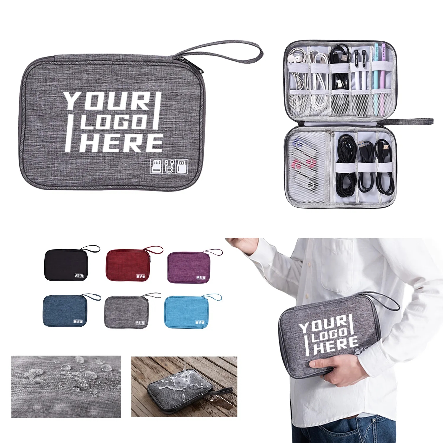 Portable Digital Organizer Storage Bag MOQ50pcs 2