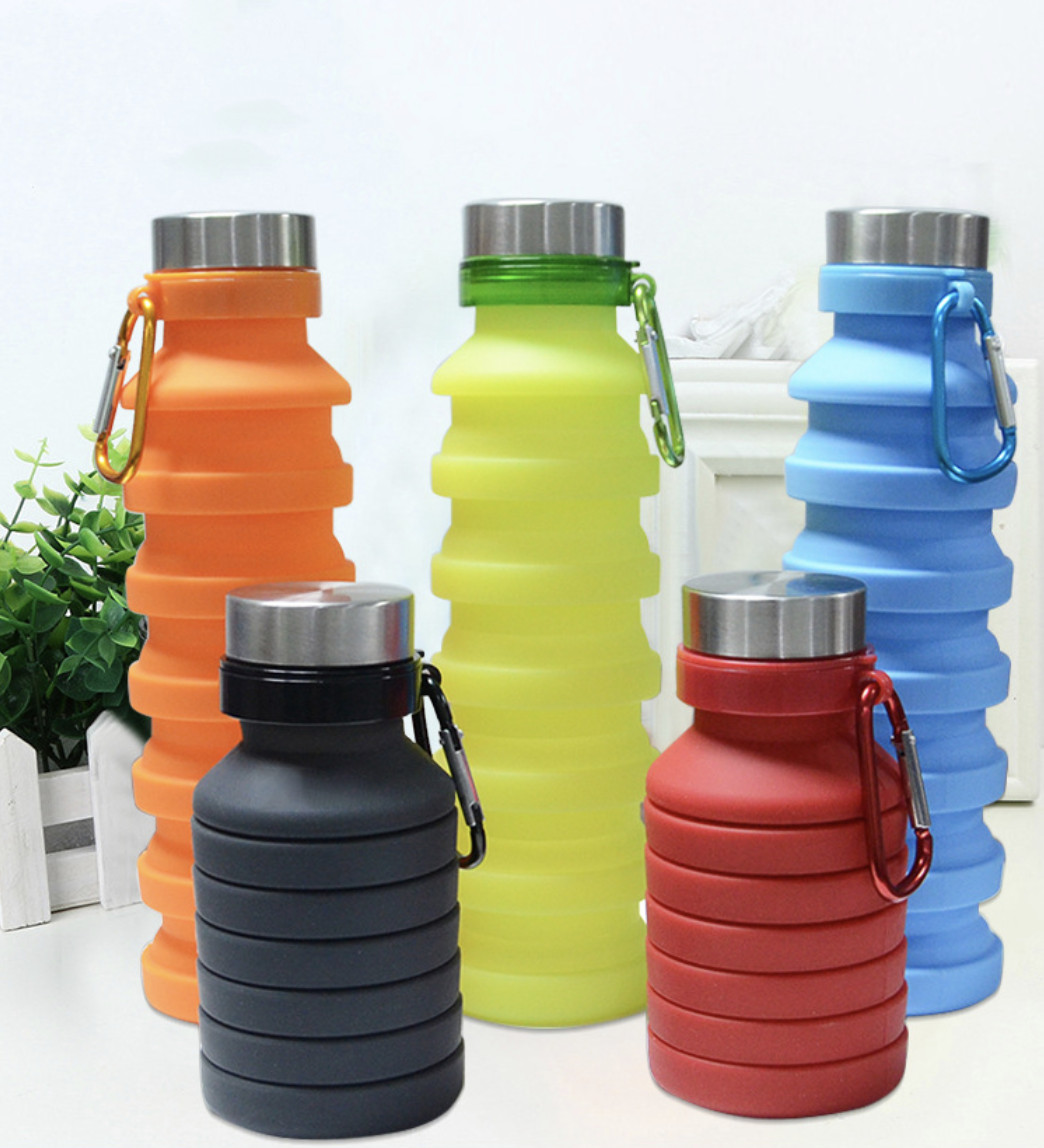 18oz Collapsible Silicone Water Bottle 5