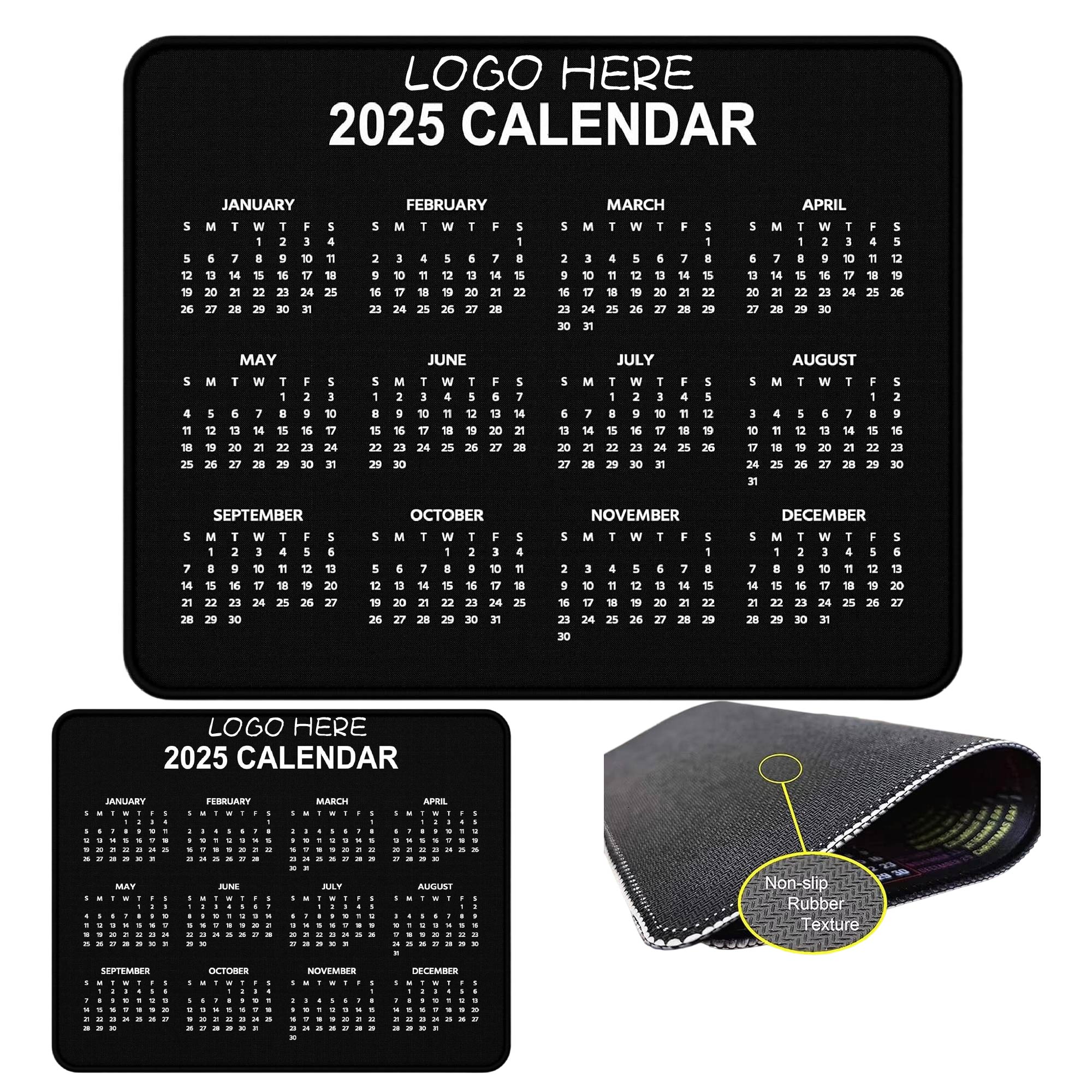 Ultra-Thin Calendar Mouse Pad 2