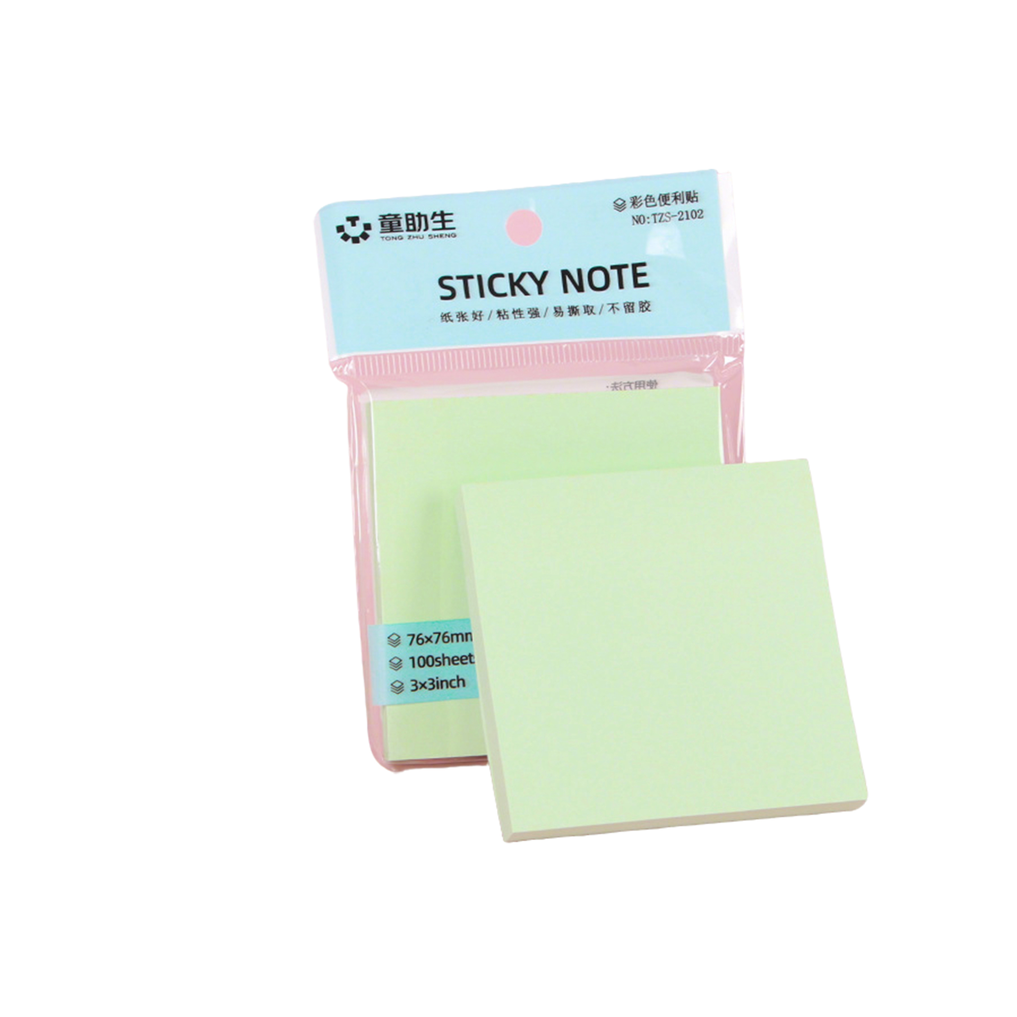 Pop Up Adhesive Note Pad 3" x 3" 100 Sheet 6