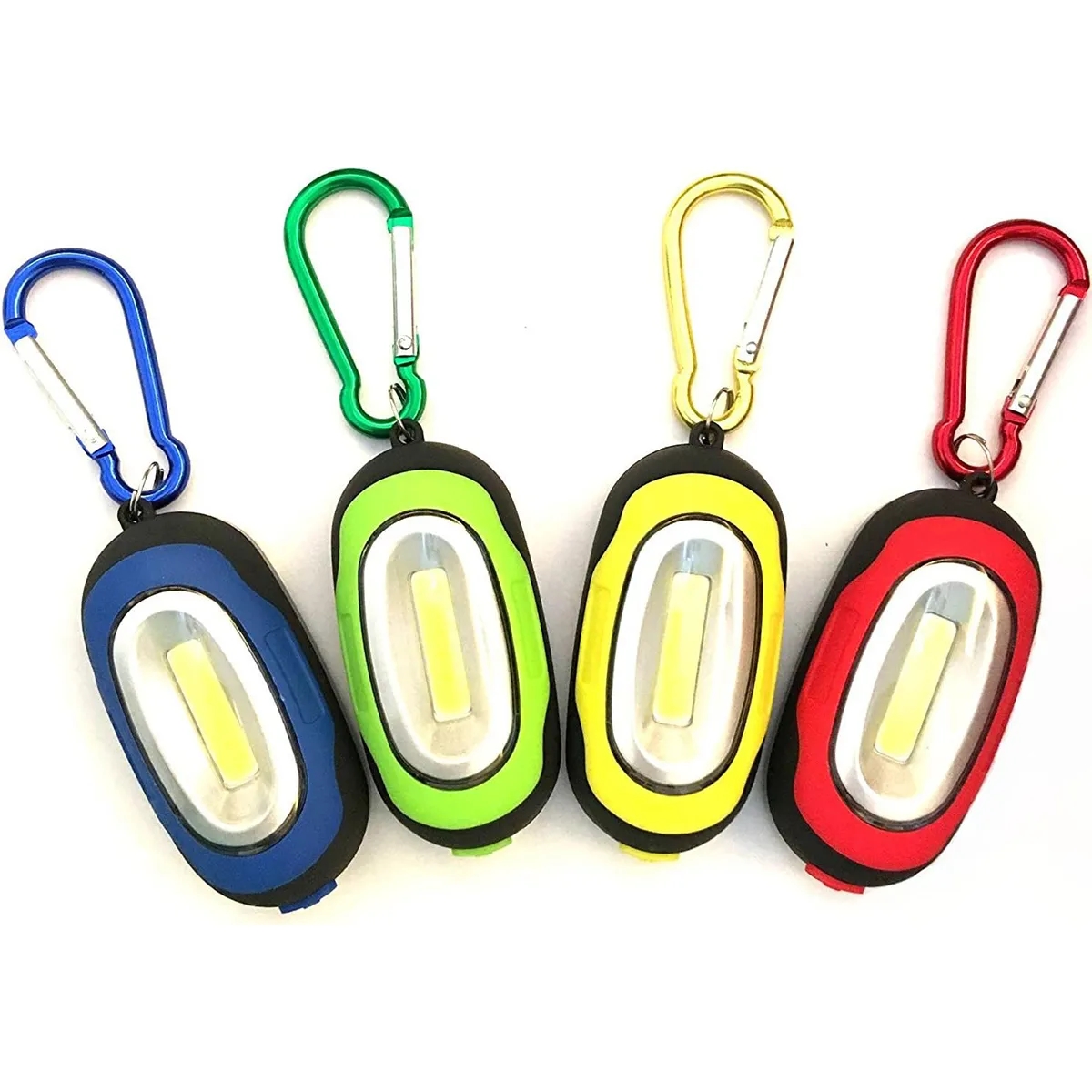 Portable Mini COB Keychain Light Flashlight with Carabiner 5