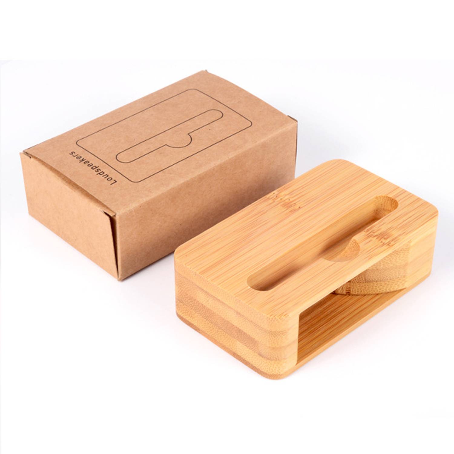 Bamboo Amplifying Phone Stand 6