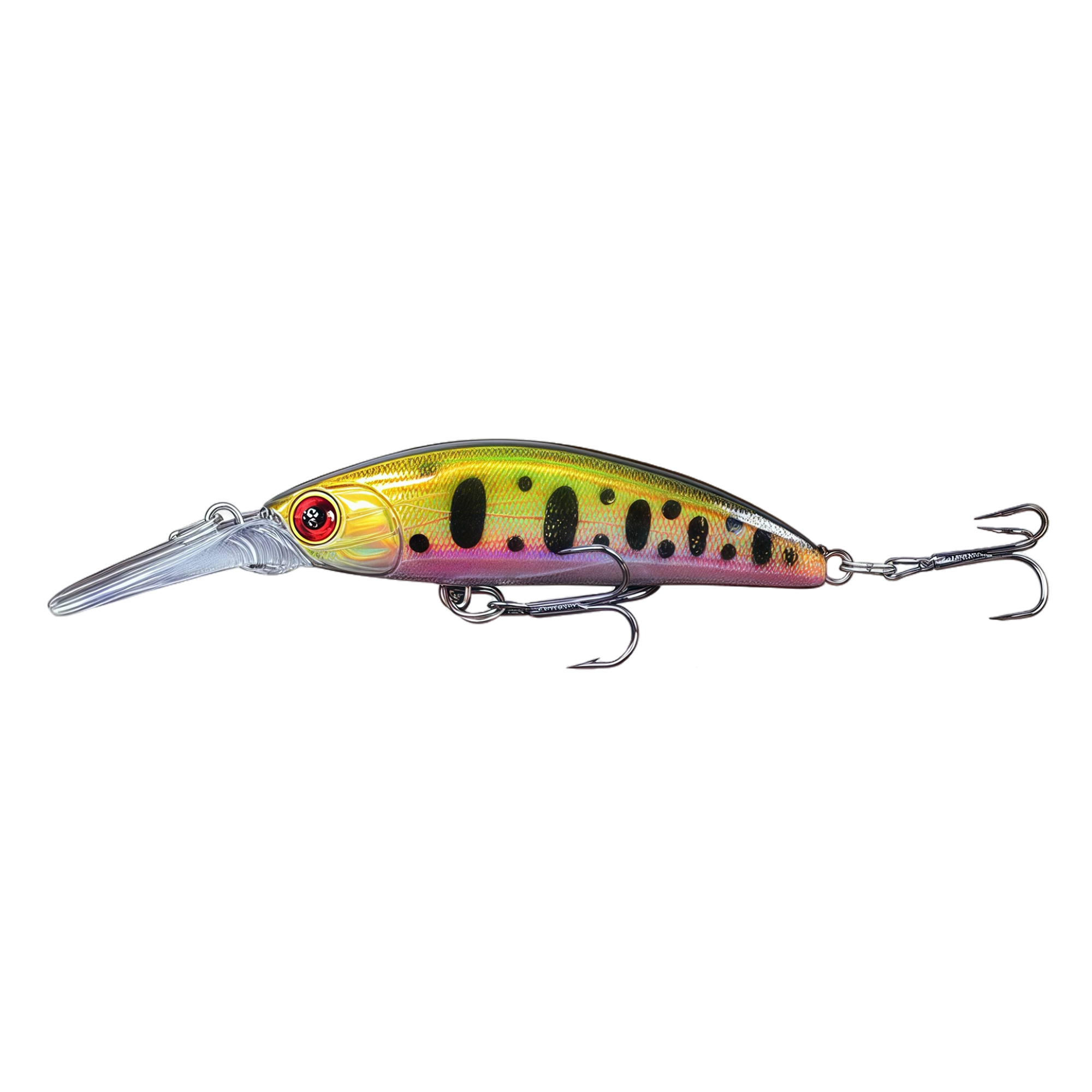 70mm 6g Diving Minnow Hard Lure with Long Lip for Long Casting Bass Pike Fishing