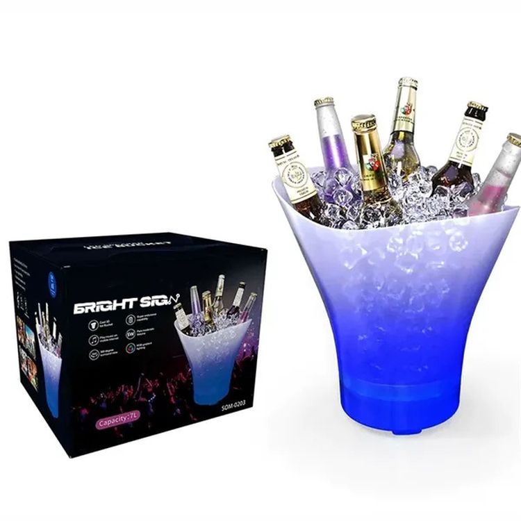 1 7/8 Gal Luminescent Ice Bucket With Wireless Speaker 2