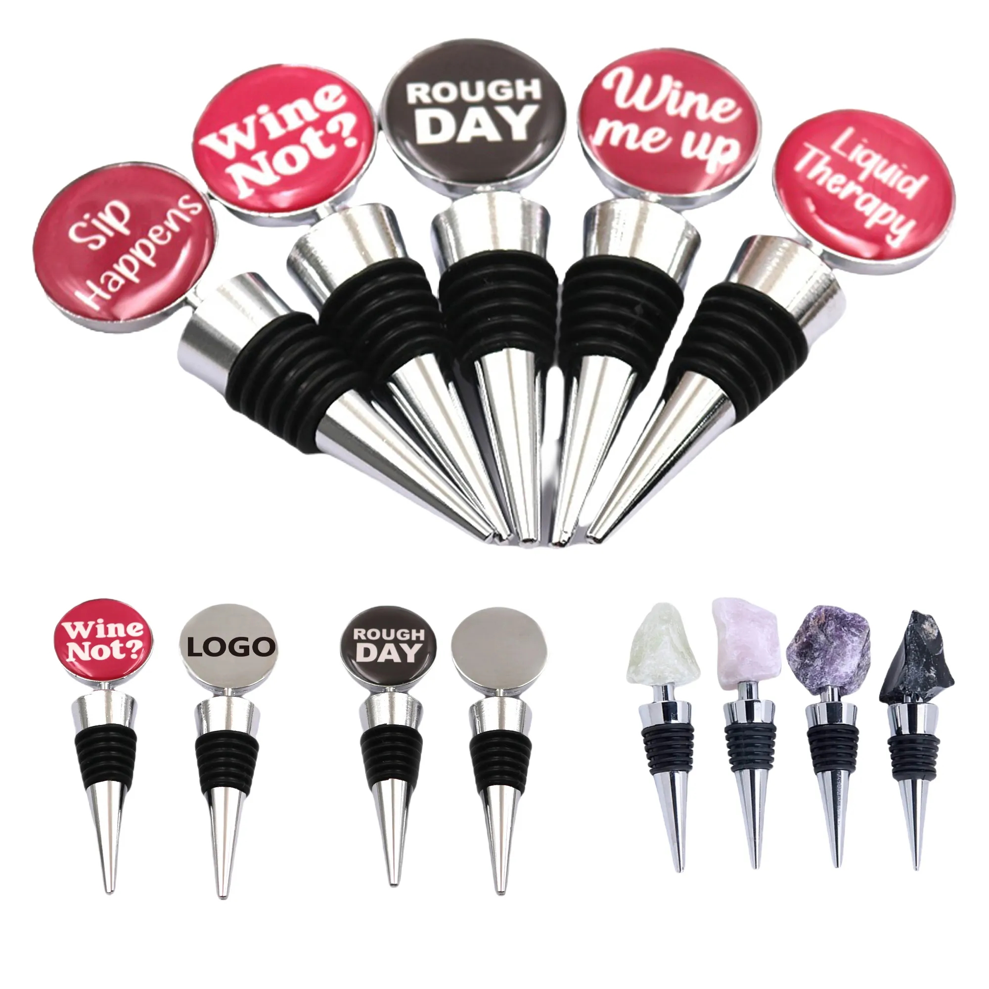 Wine Bottle Champagne Stopper Bar Accessories 2