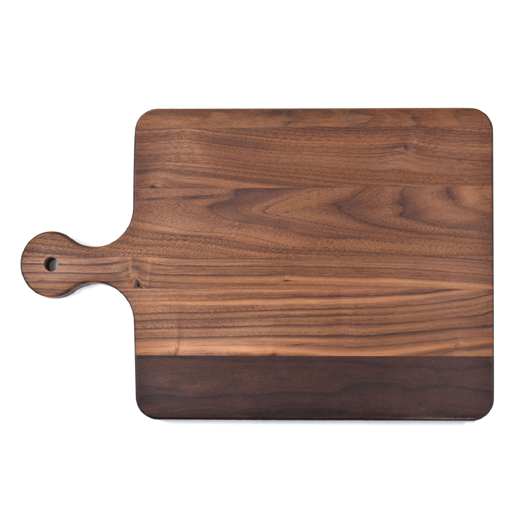 10 1/2" x 16" Walnut Paddle Cutting Board 4