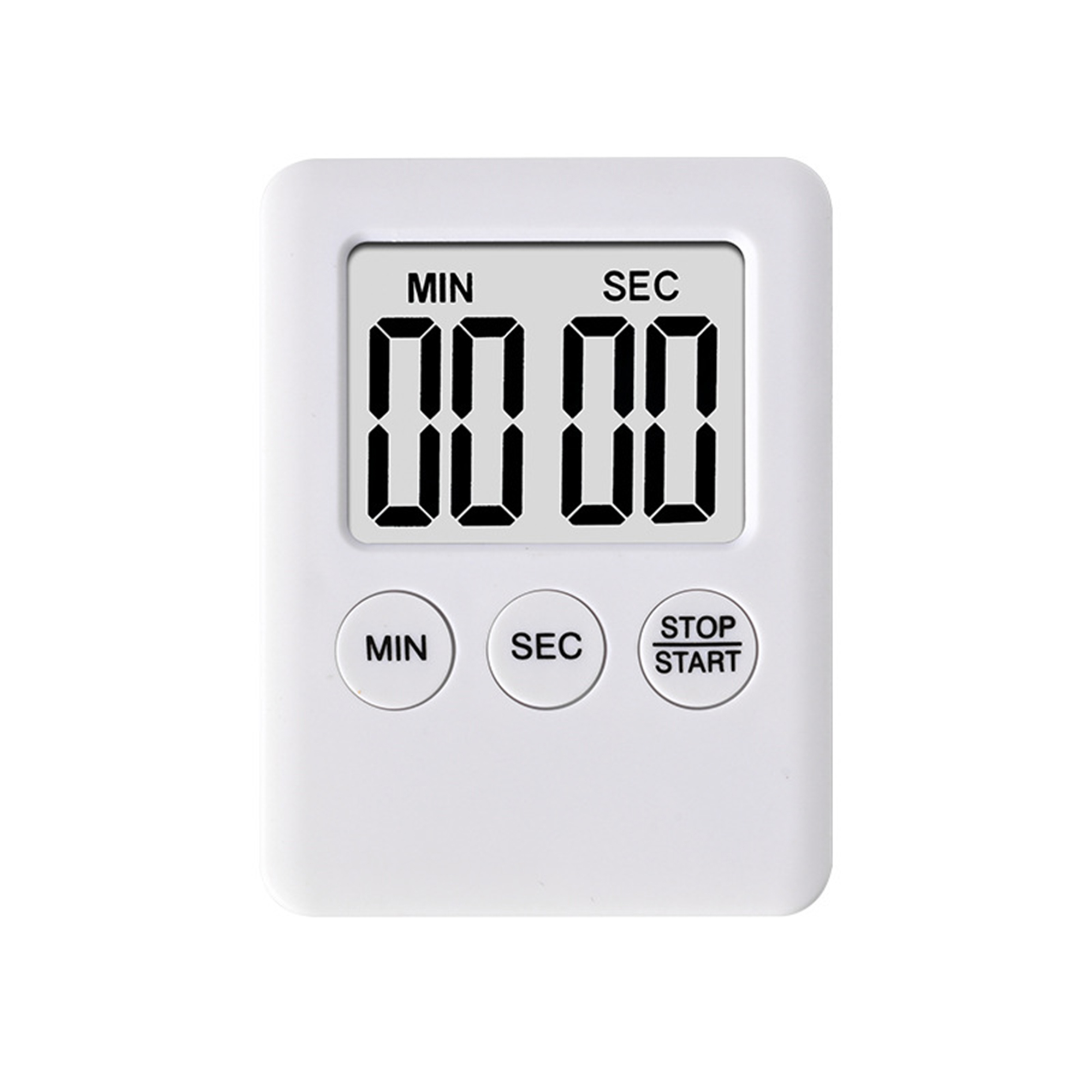 Digital Countdown Timer With Large Display Magnetic Back 2.75" x 2.1" 3