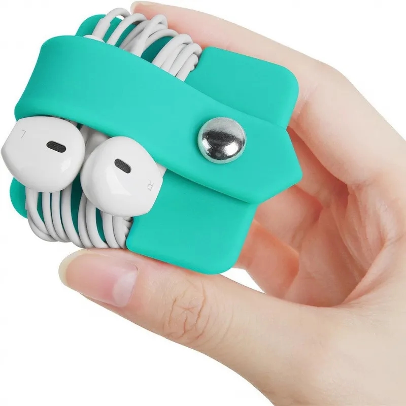 Buckle Design Silicone Cable Organizer 3