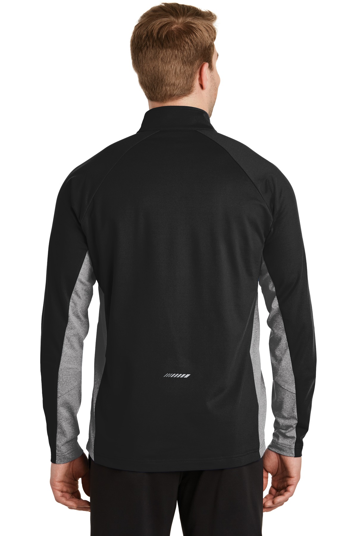 Sport-Wick Stretch Contrast 1/4-Zip Pullover