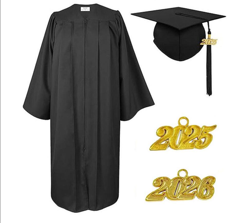 Graduation Gown with Cap and Tassel Set 4