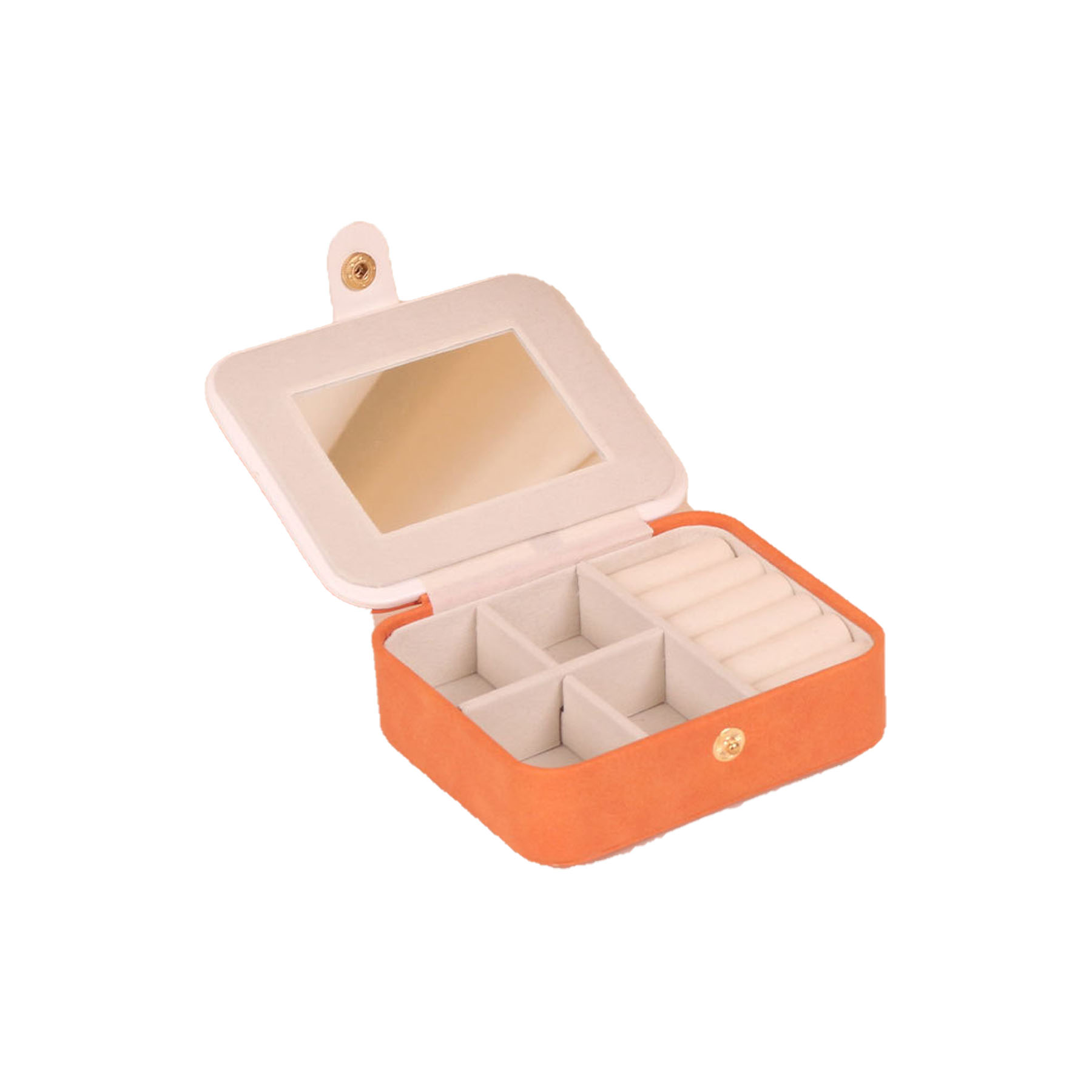 Mini Portable Jewelry Box with Mirror 8