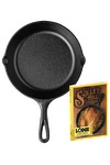 Lodge® 8" Cast Iron/Skillet Full Cookbook Gift Set 13