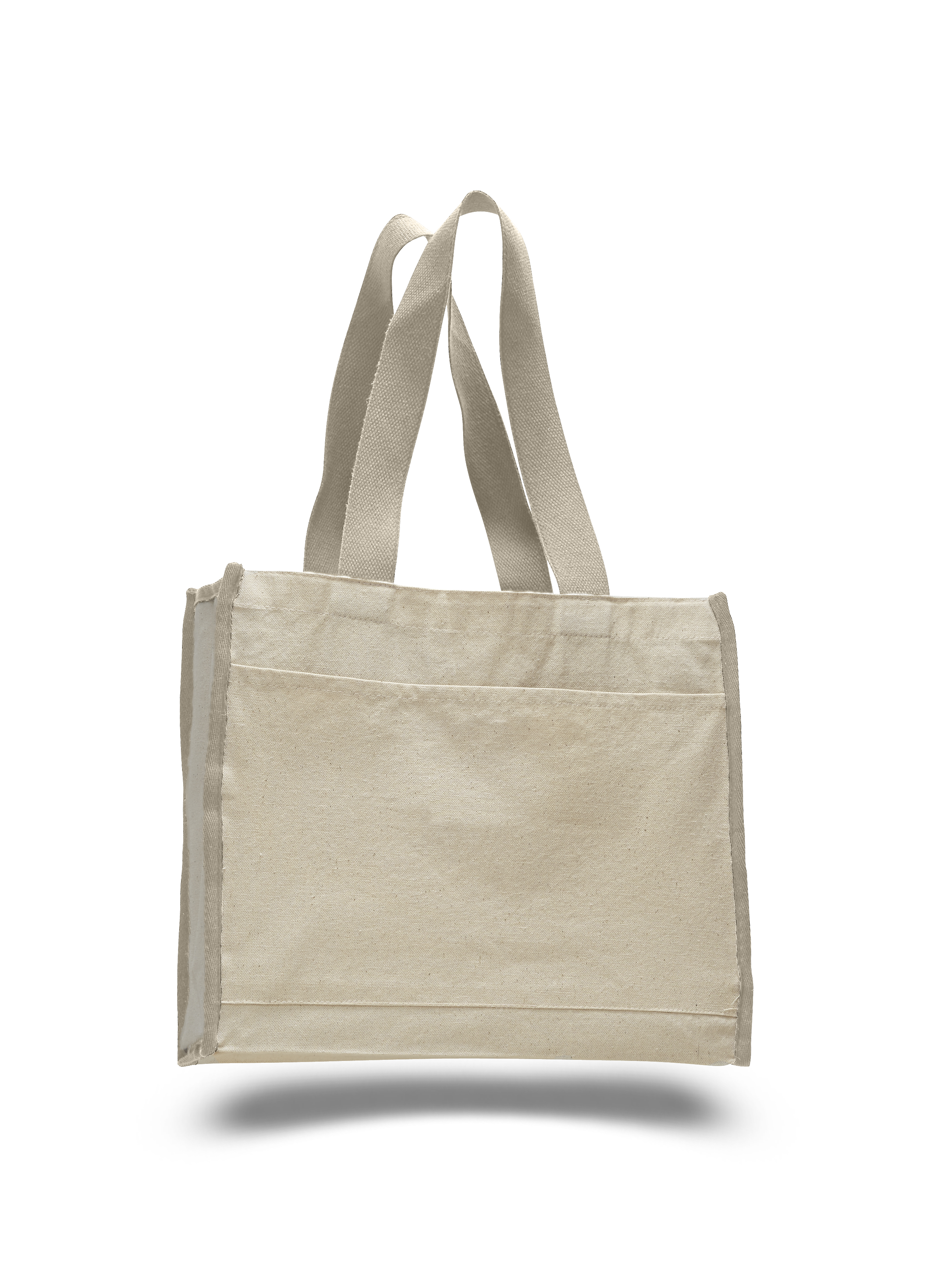 Heavy 12 oz. Cotton Canvas Shopping Tote Bag - Colors, custom tote bag with logo imprint 2