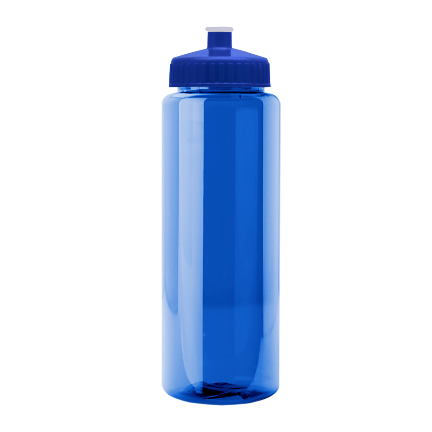 Push Pull Lid Transparent Sports Water Bottle, 32oz. 5