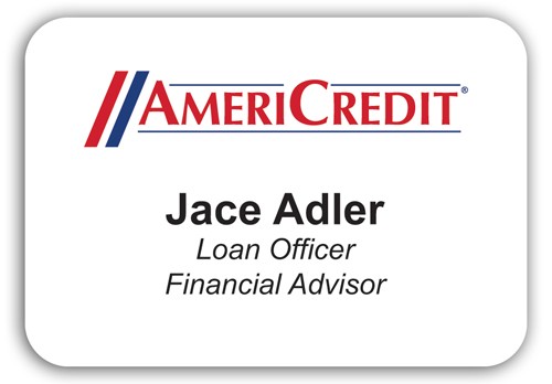 Laminated Personalized Name Badge (2"x2.875") Rectangle