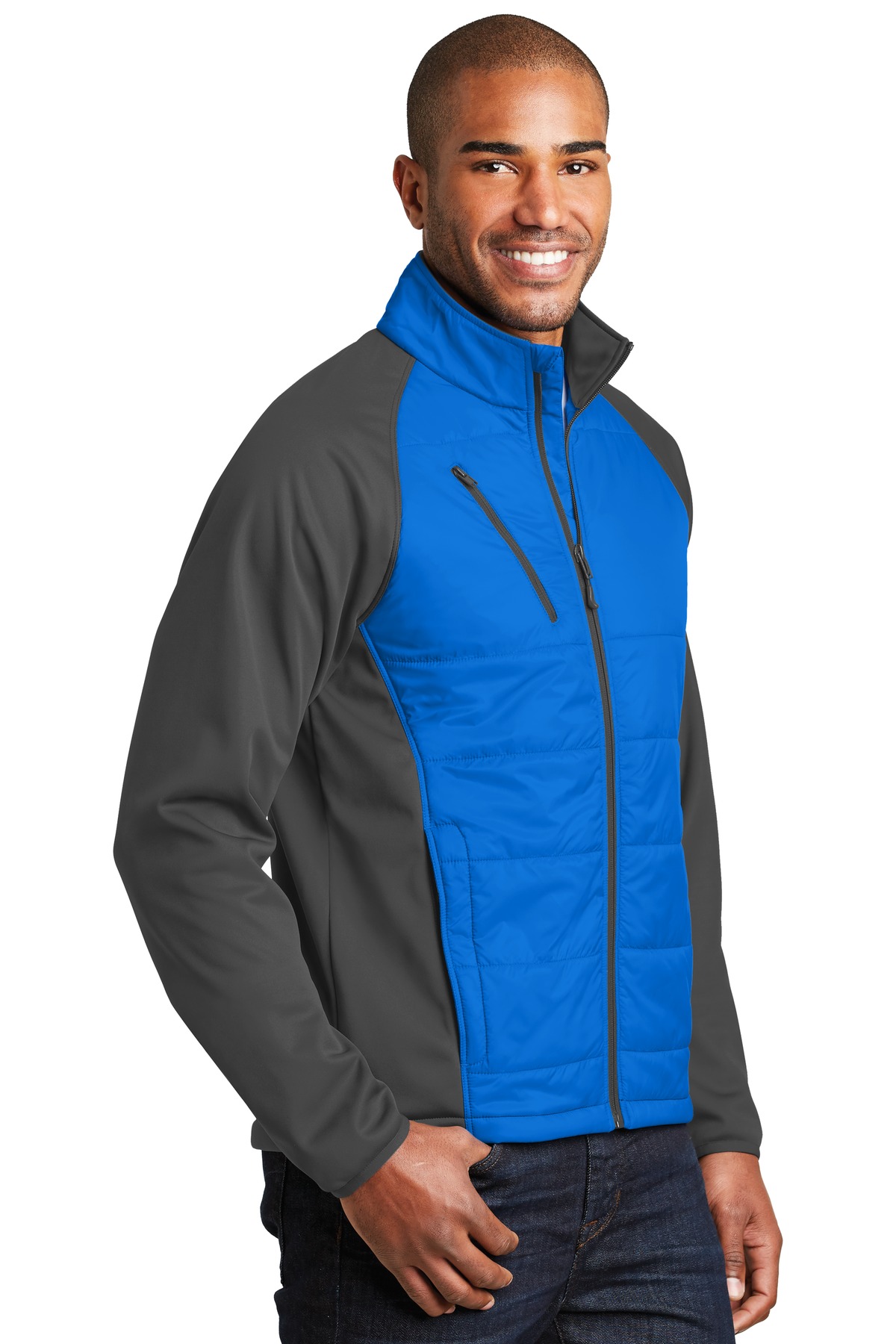 Port Authority Hybrid Soft Shell Jacket. J787 9