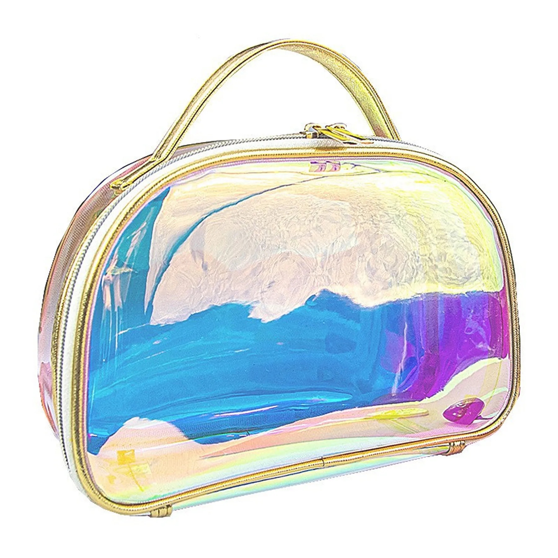 Handheld Portable Zipper Cosmetic Bag 3