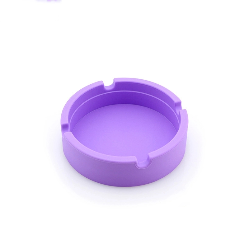 Custom High Temperature Resistant Circular Silicone Ashtray 15