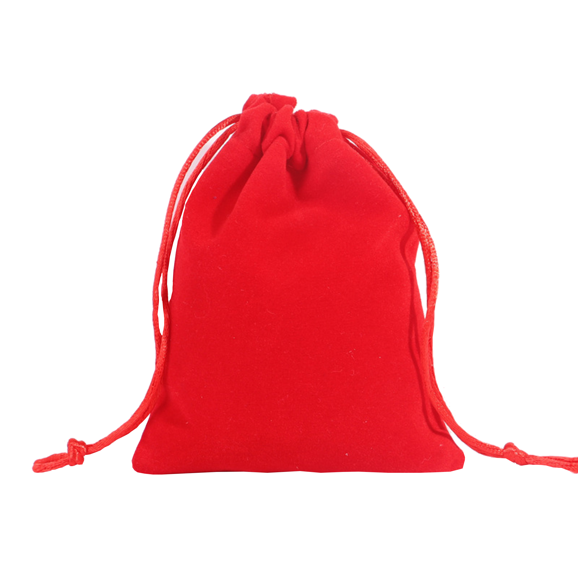 Flocking Drawstring Storage Bag Jewelry Pouch 6