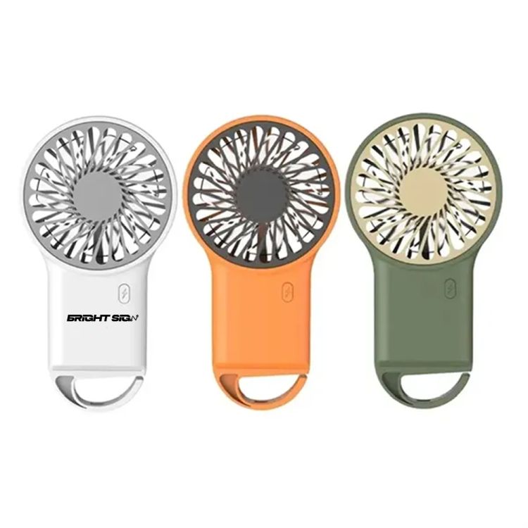 Portable USB Rechargeable Mini Fan with Hook  Pocket-Sized Breeze 2