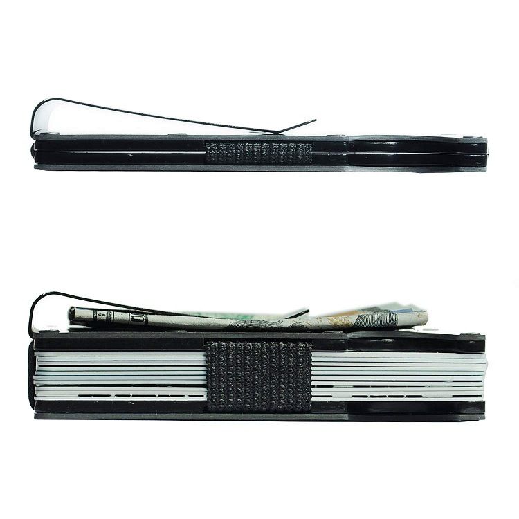 Minimalist Wallet Carbon Fiber Card Holder RFID Blocking 2
