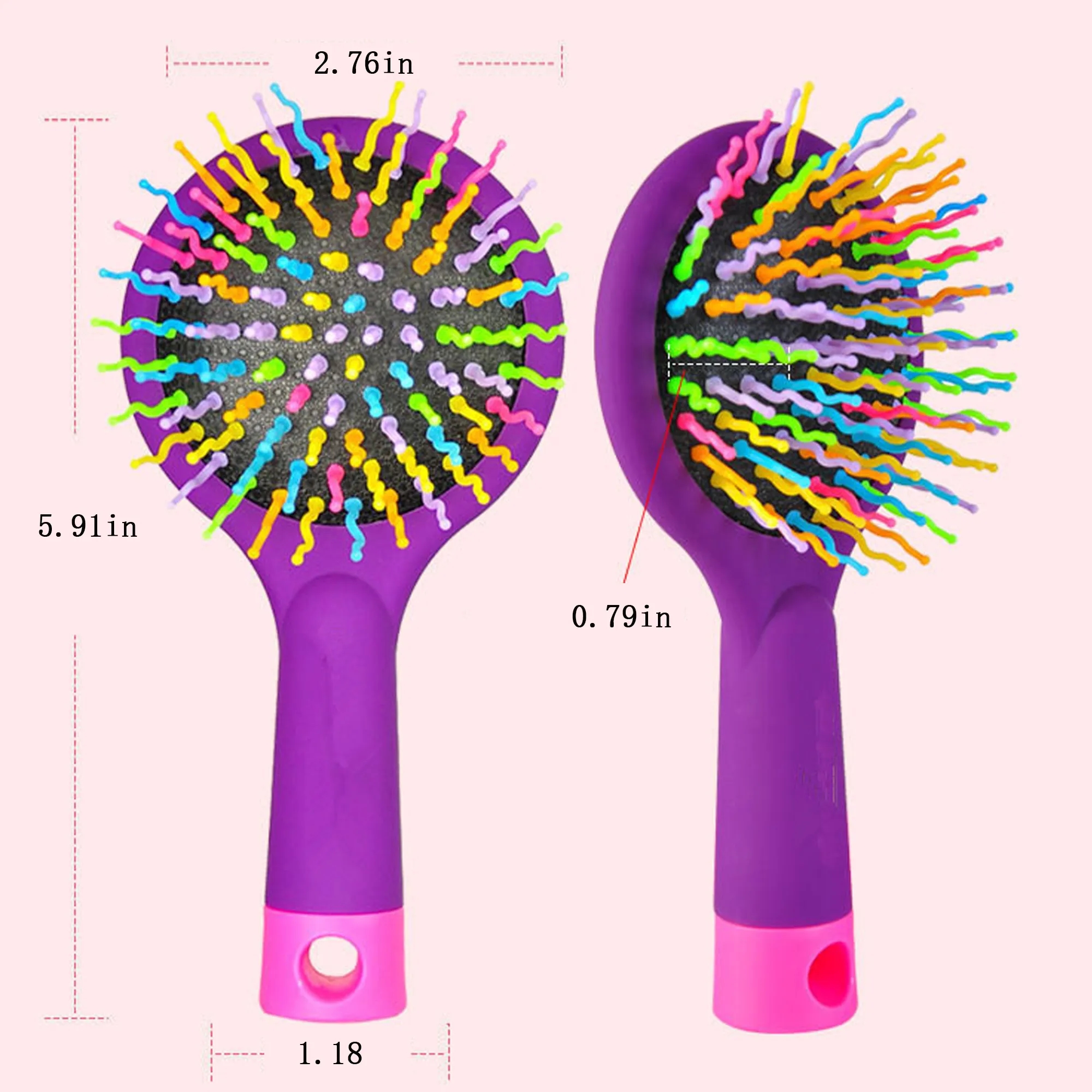 Custom Logo Mirror & Rainbow Comb 3