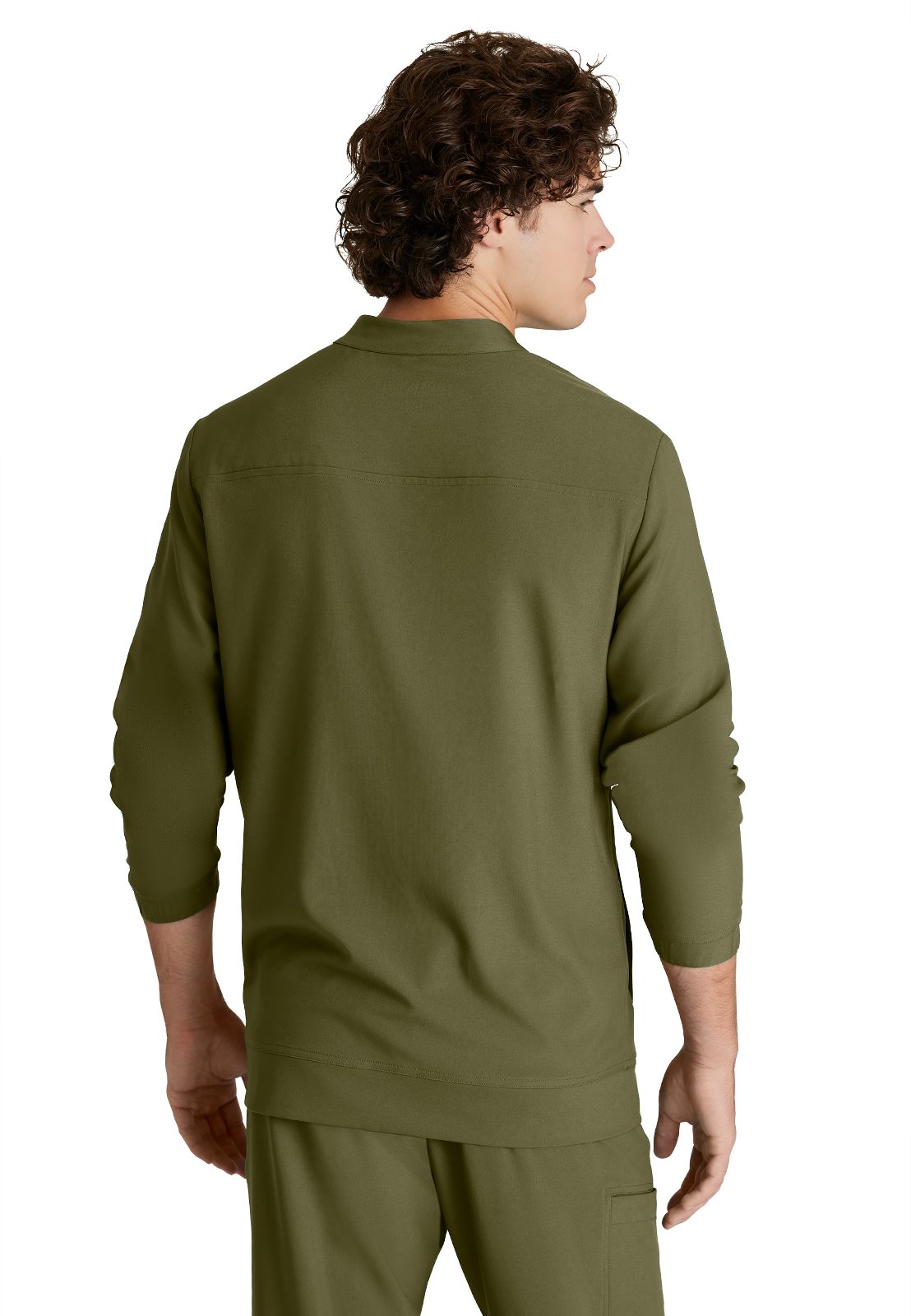 Grey's Anatomy Evolve Stretch - Men's Three-Pocket Cycle Warm Up Scrub Jacket 47