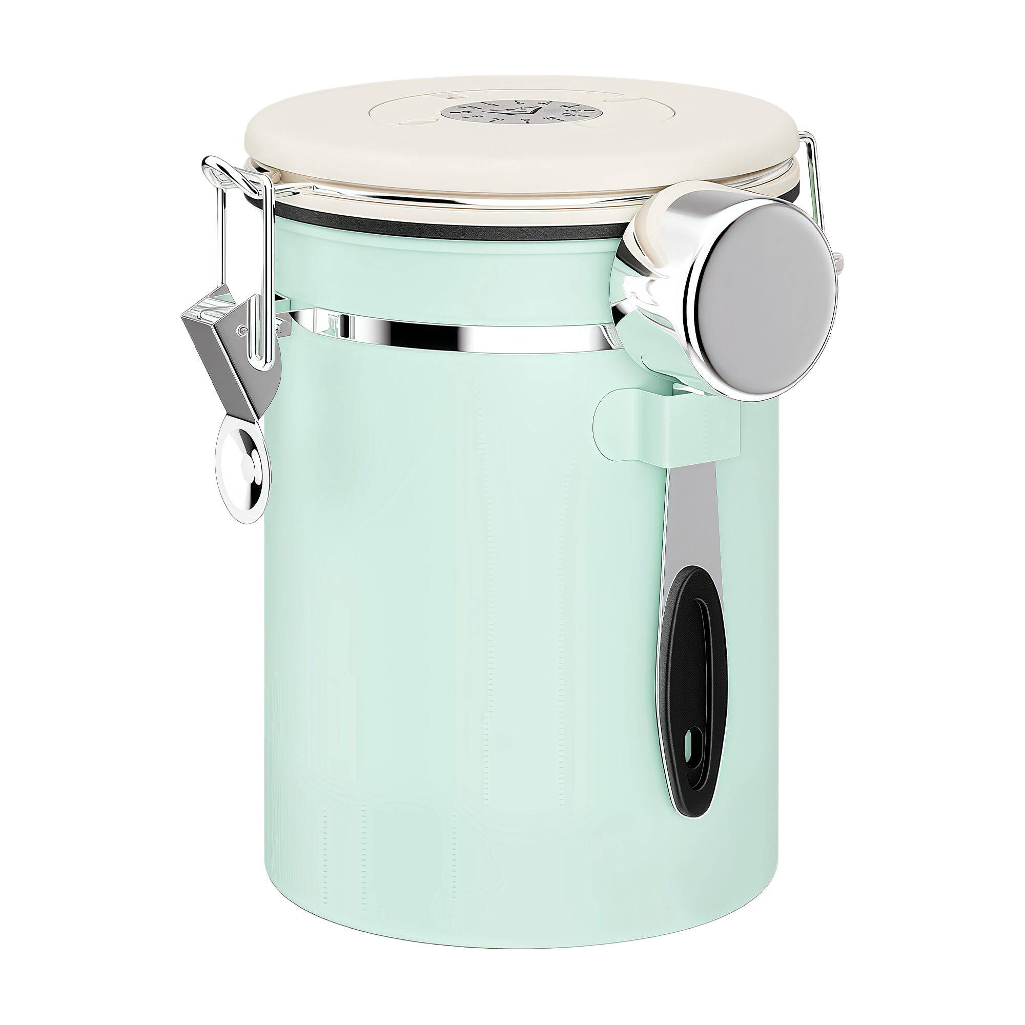 1.8L Coffee Bean Storage Canister with One-Way Valve 4