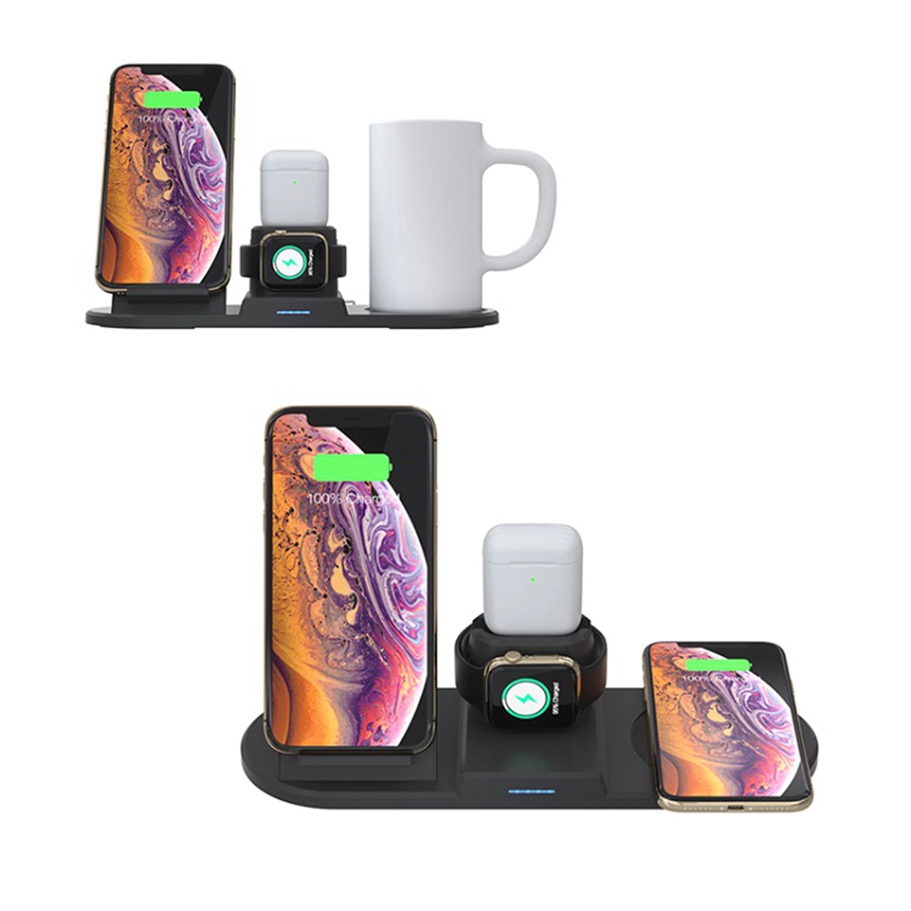 15W Multi-function Wireless Charger with Heating Cup 6