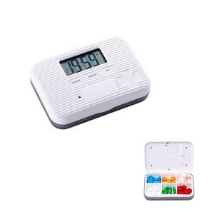 4 Compartment Medicine Pill Case With Alarm Reminder 4