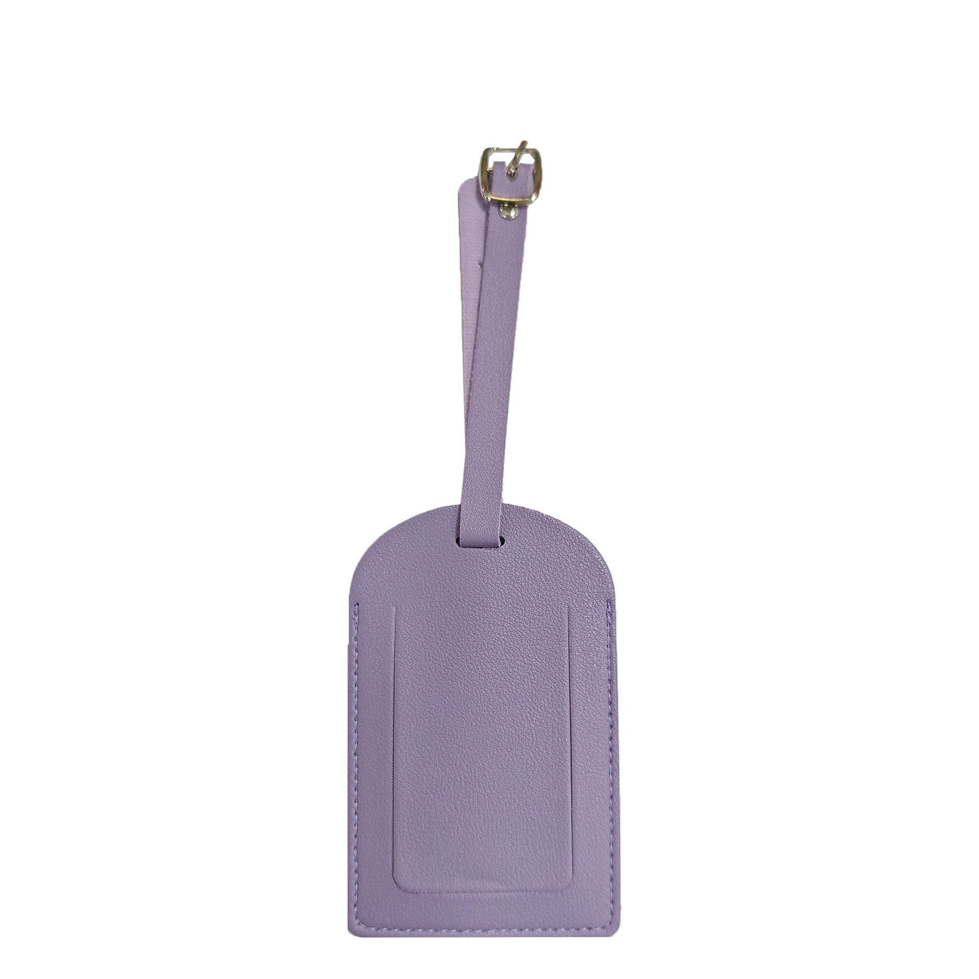 Portable PU Leather Luggage Tag Adjustable Lanyard 7