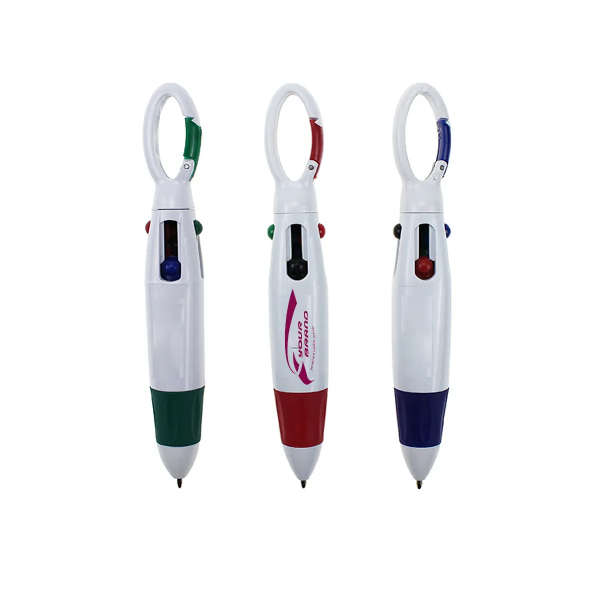 4-in-1 Multicolor Office School Retractable Ballpoint Pen 2