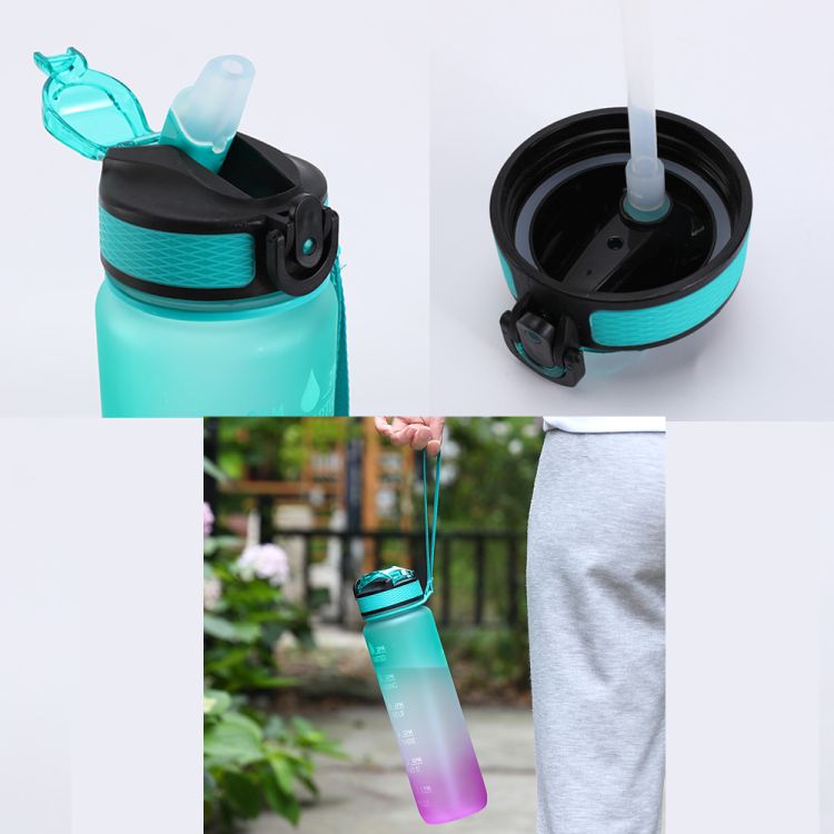 Motivational Water Bottles with Time Marker 3