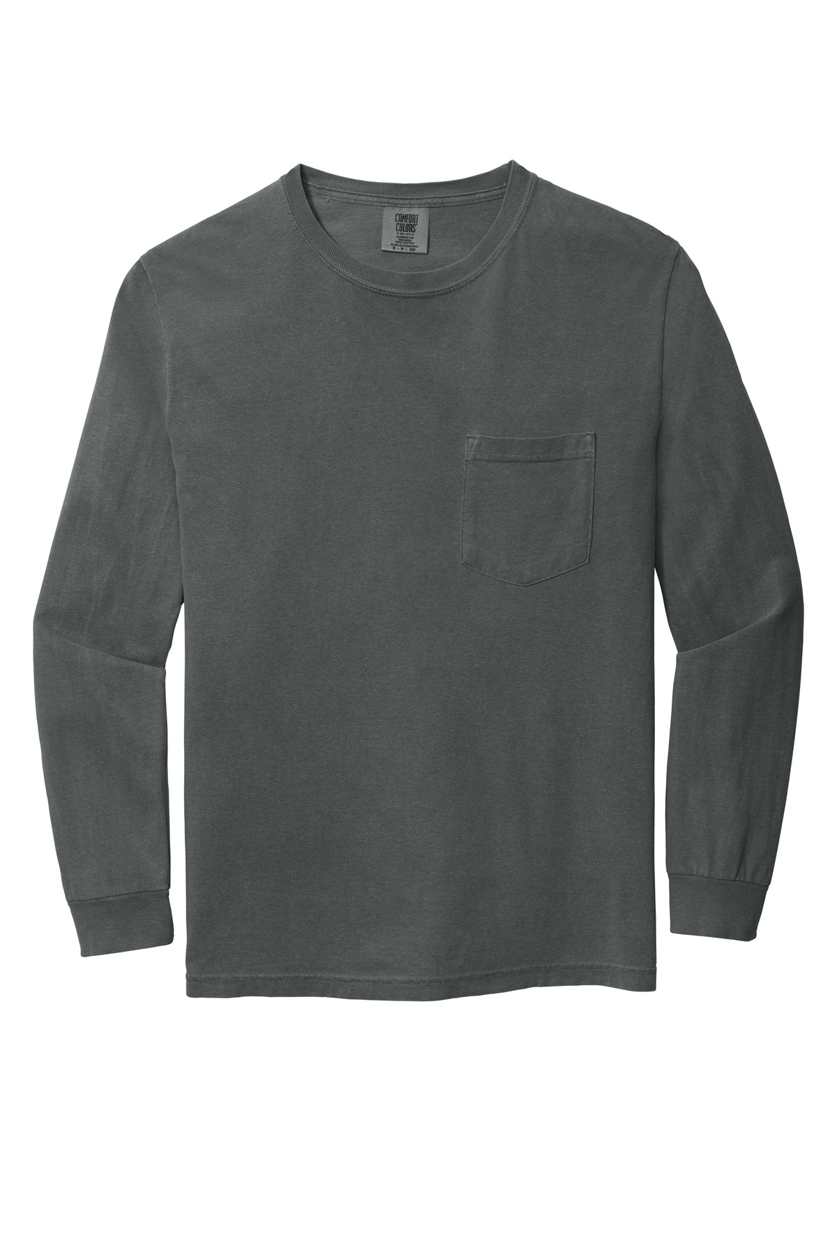COMFORT COLORS Heavyweight Ring Spun Long Sleeve Pocket Tee. 4410 136