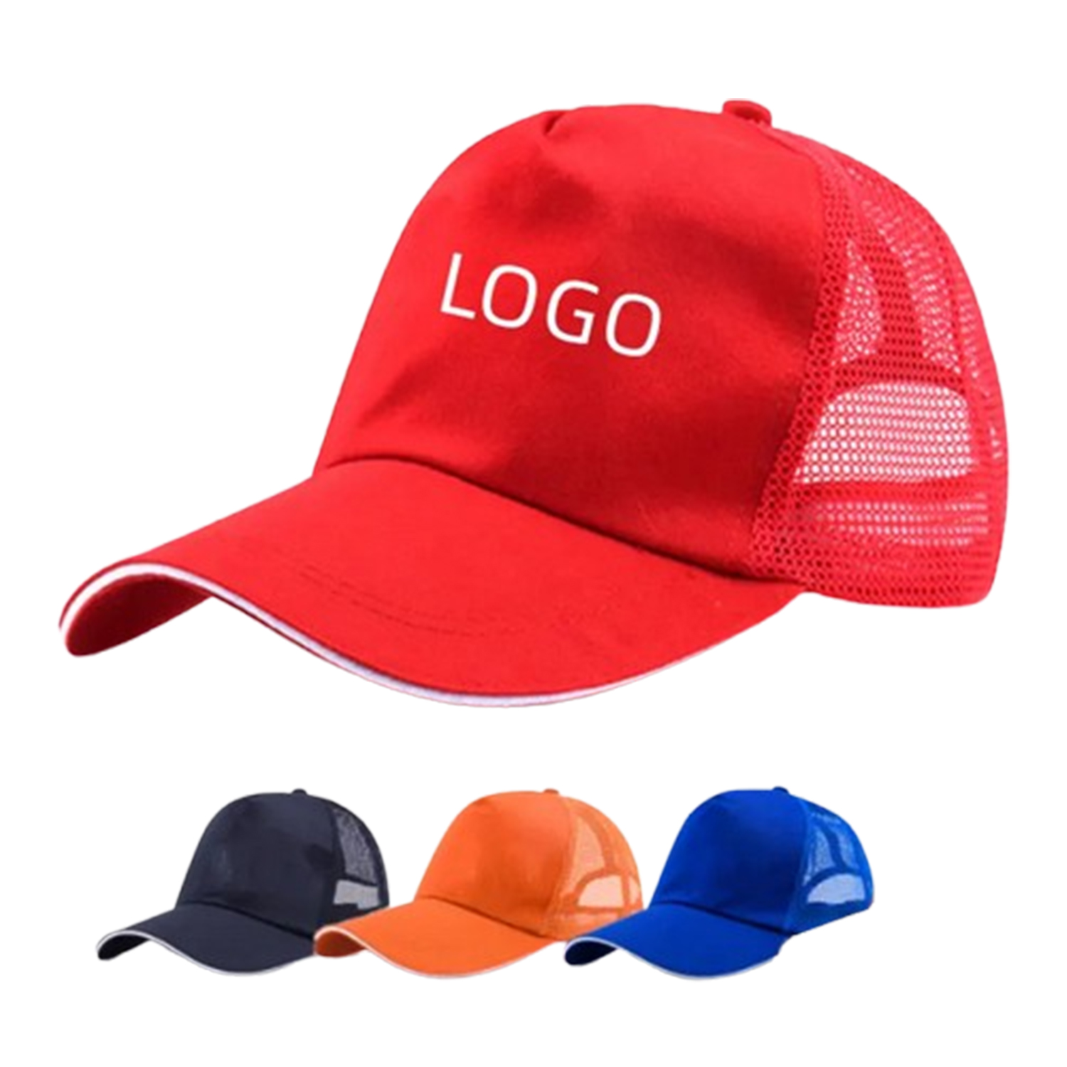 5 Panel Cotton Mesh Baseball Cap 5
