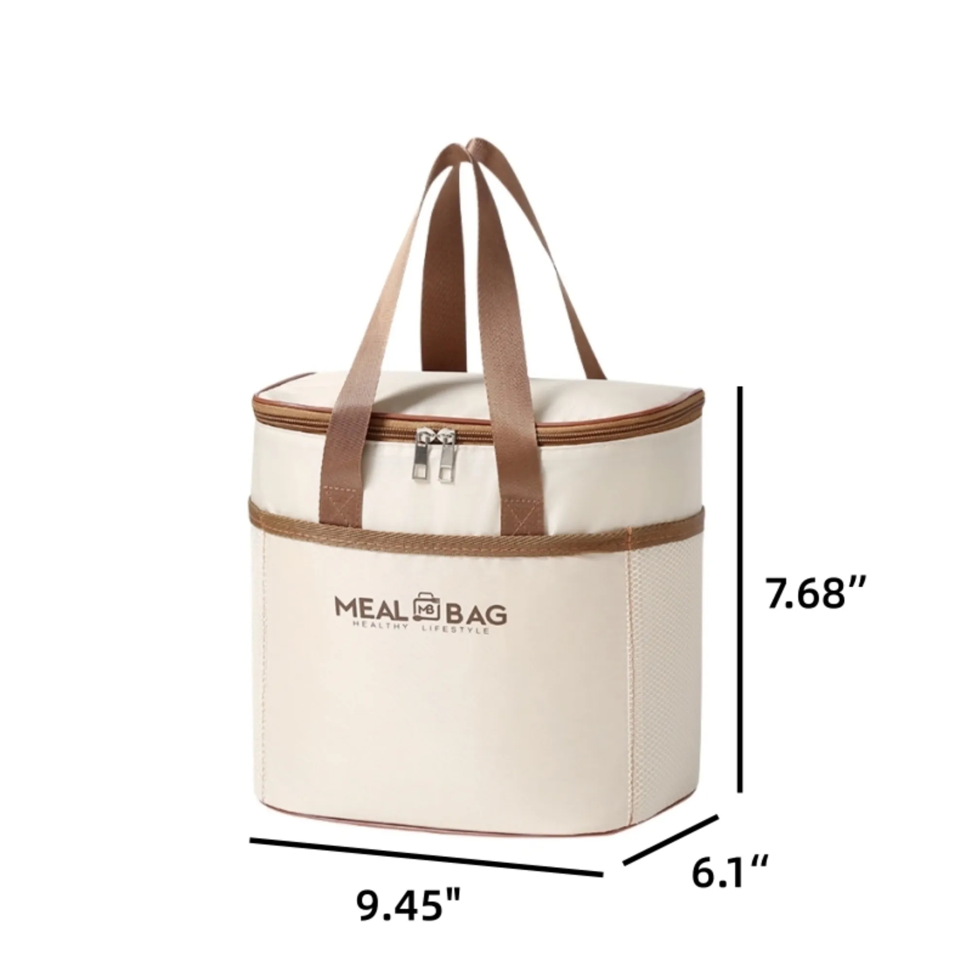 Insulated Oxford Lunch Tote Bag 3