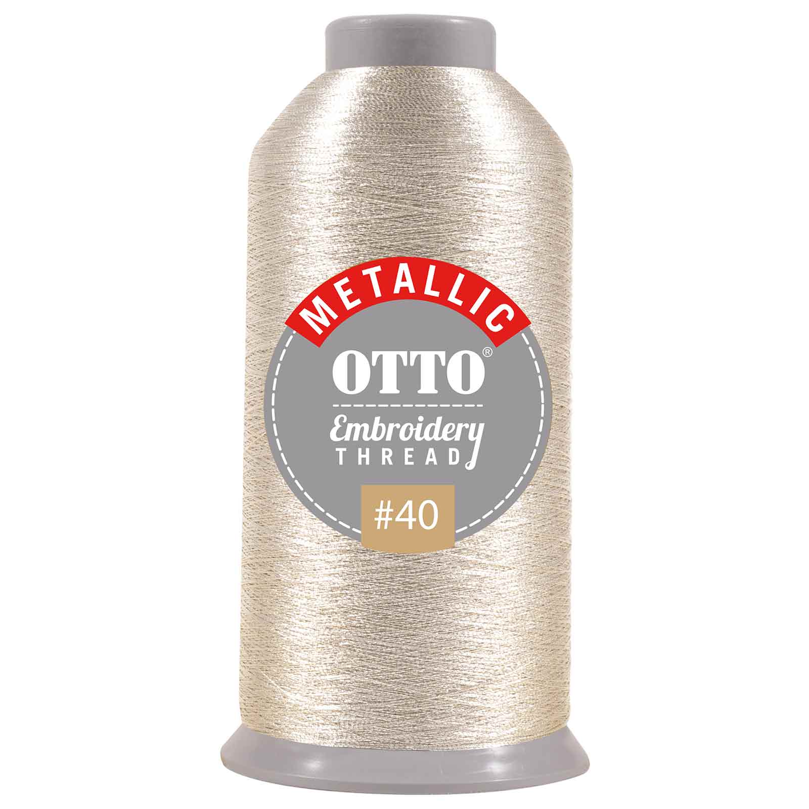 OTTO Embroidery Metallic Thread #40 3,300 yd. Cone