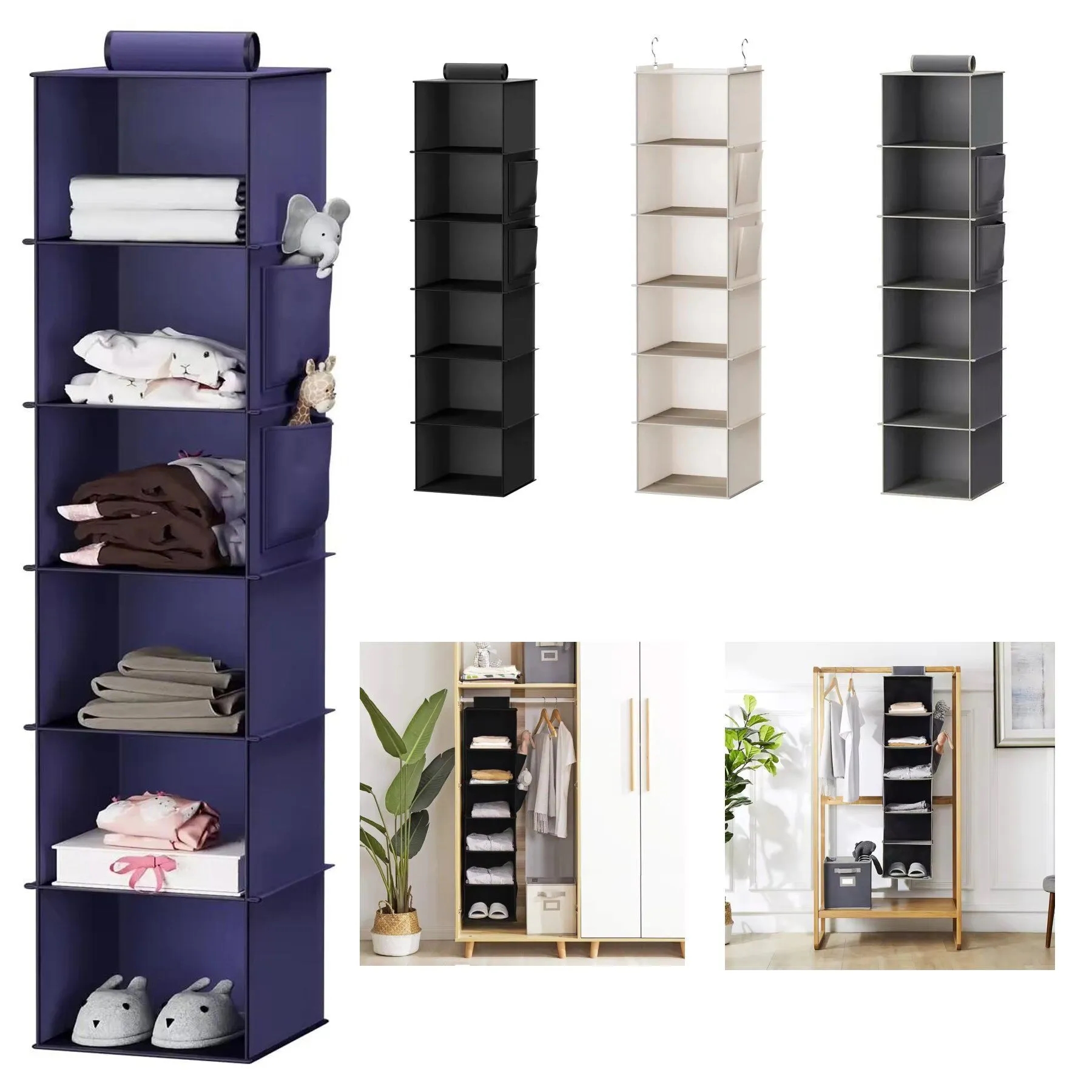 6-Shelf Hanging Closet Organizer 3